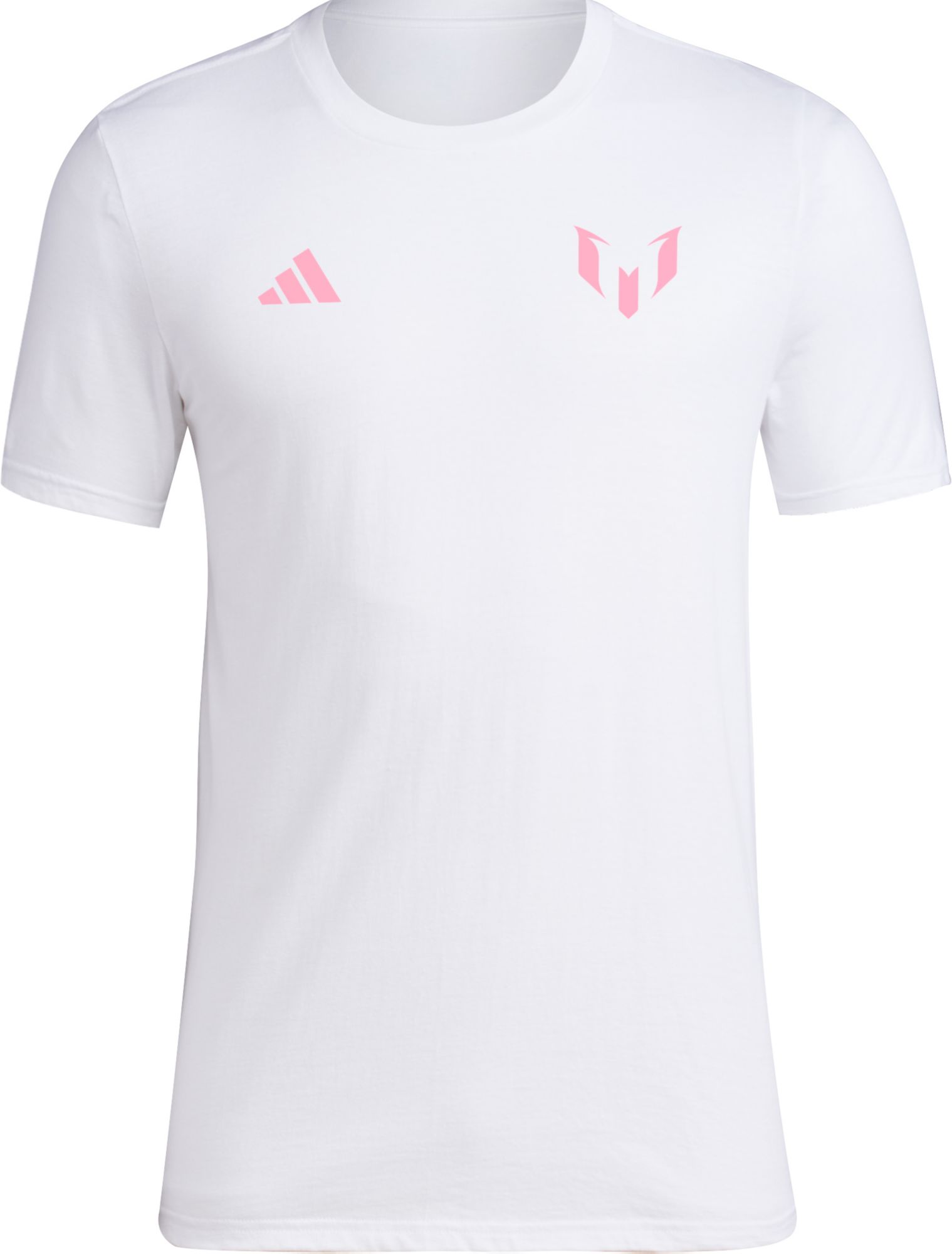 adidas Adult Miami Messi LM #10 Name and Number T-Shirt