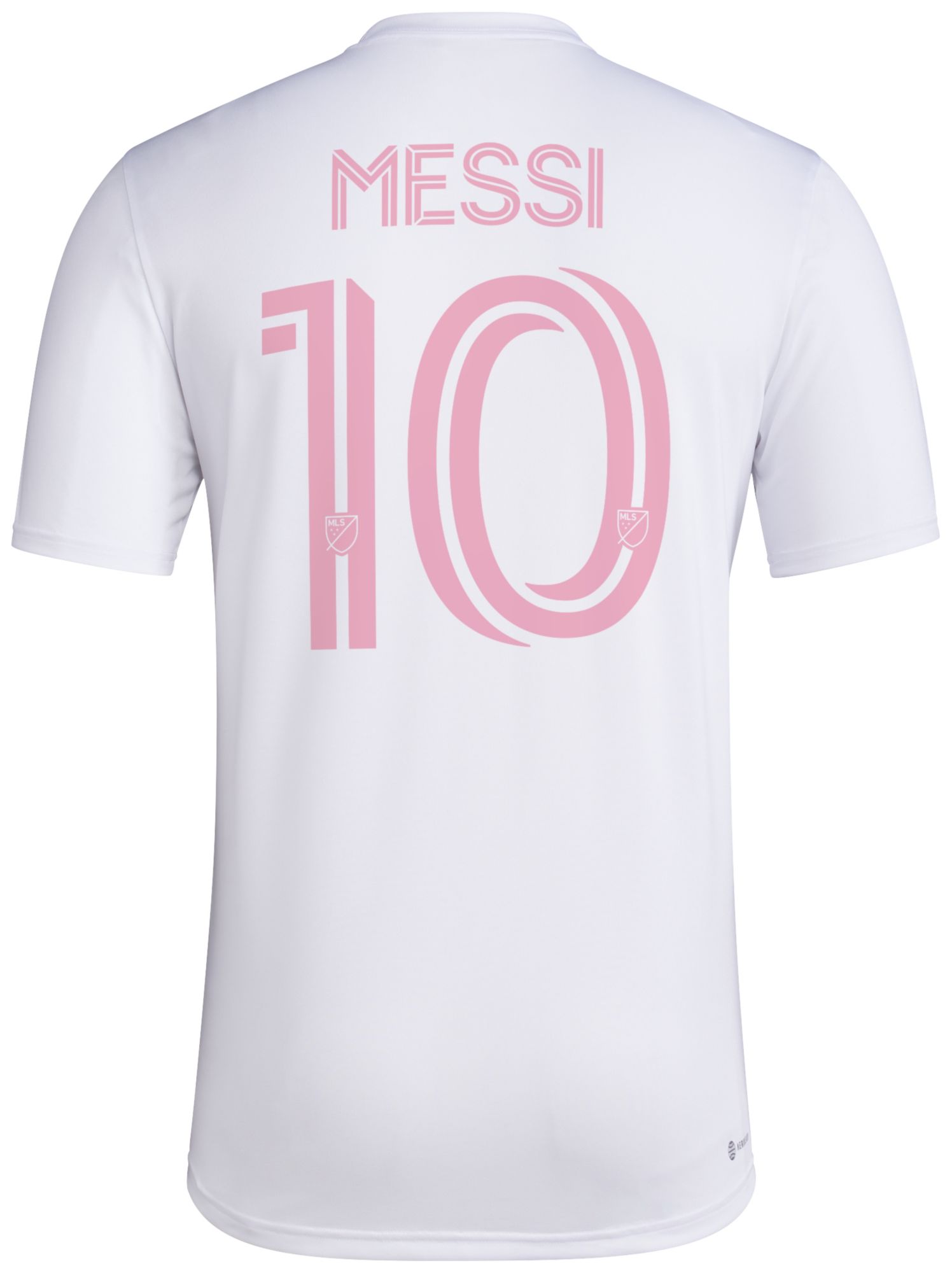 adidas Adult Inter Miami CF Lionel Messi #10 White T-Shirt product image