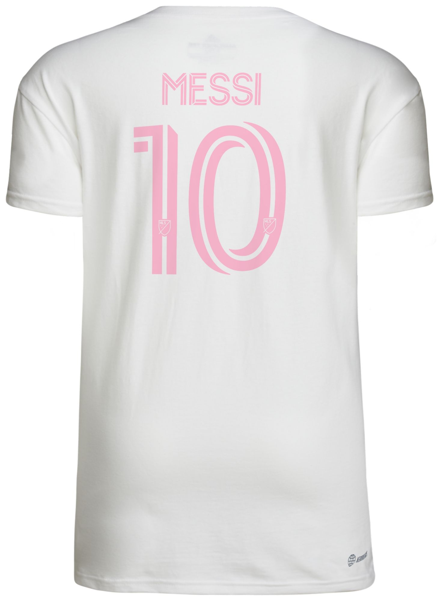adidas Youth Inter Miami CF Lionel Messi #10 White T-Shirt product image