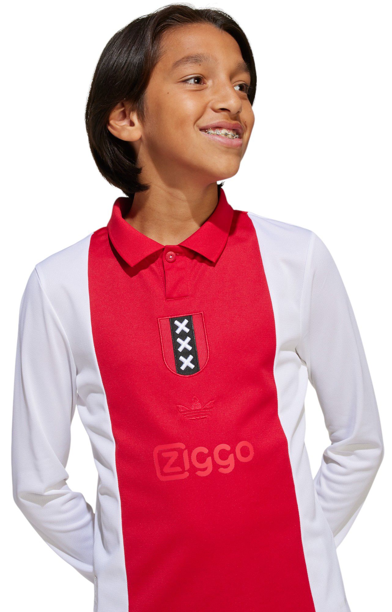 adidas Youth Ajax Amsterdam 2024-25 125th Anniversary White Replica Jersey product image