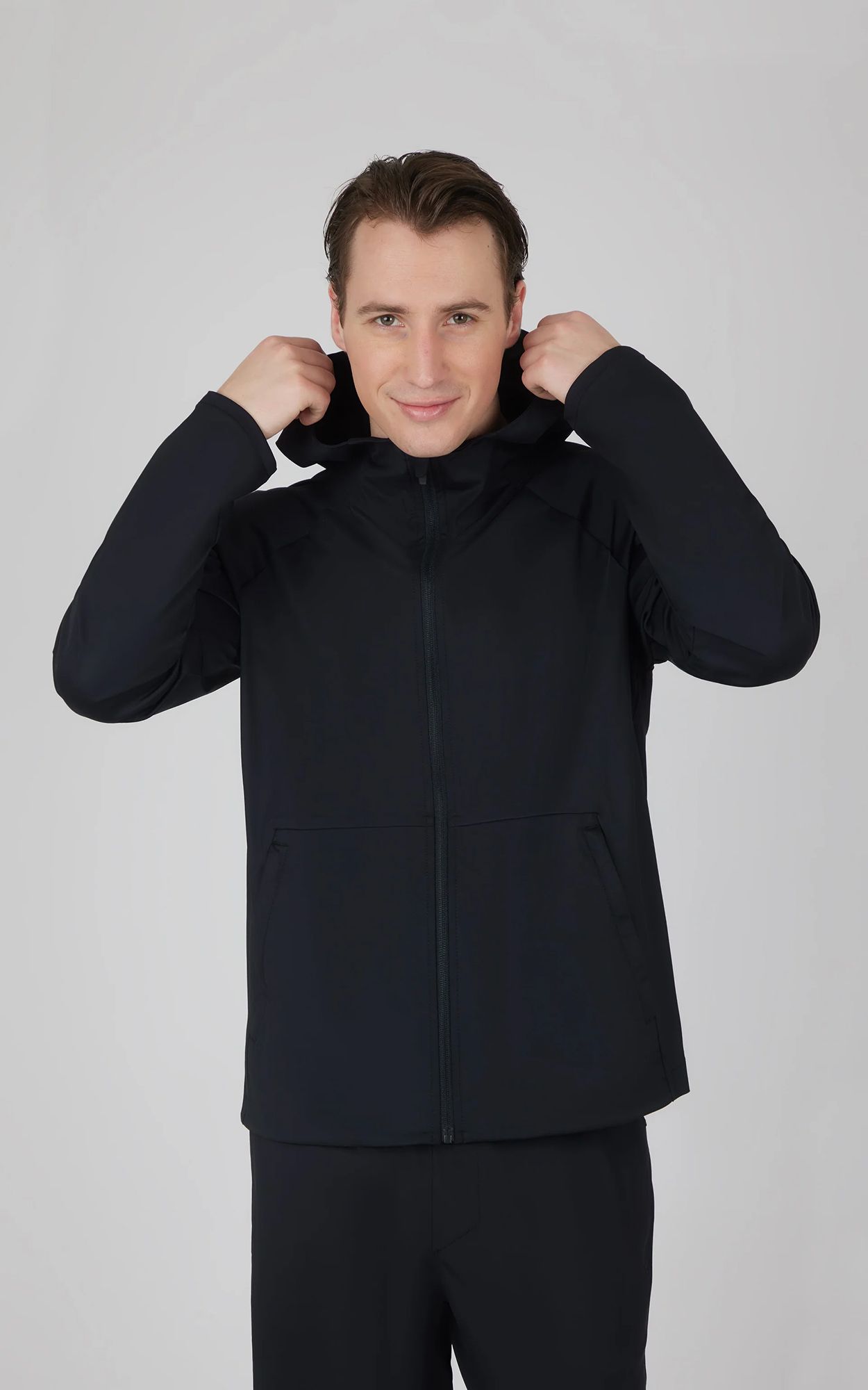 90 Degree by Reflex Men's Brushed Warp Zip Hoodie product image