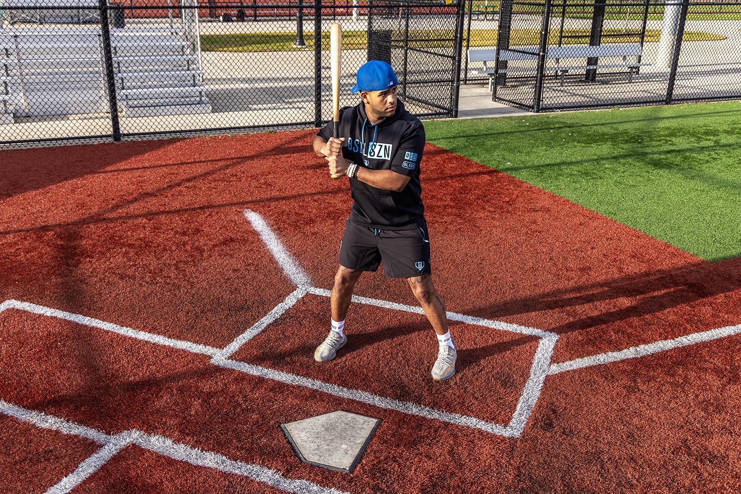 Baseball Lifestyle 101 Men's BSBL-SZN V3 Short Sleeve Hoodie product image