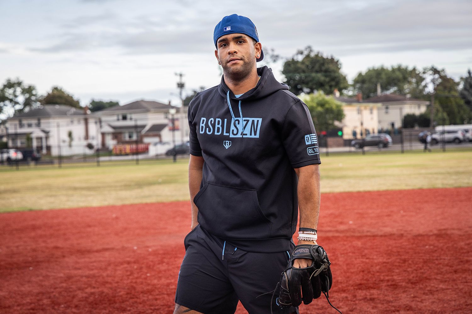 Baseball Lifestyle 101 Men's BSBL-SZN V3 Short Sleeve Hoodie product image