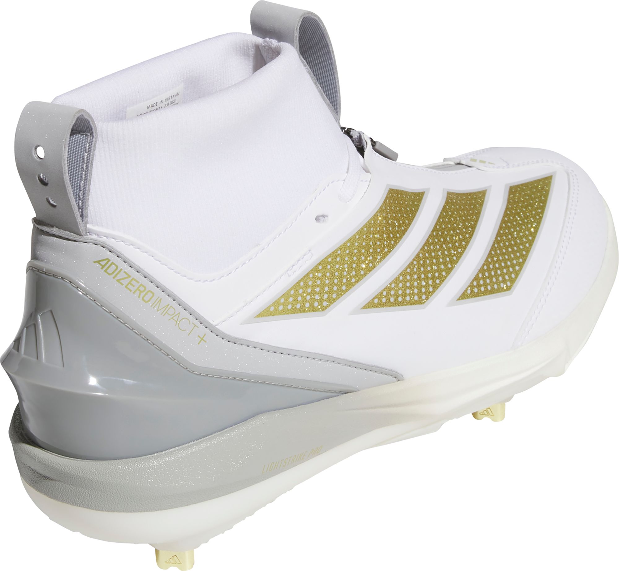 adidas Men's adizero Impact+ 2.0 Mid Metal Baseball Cleats product image