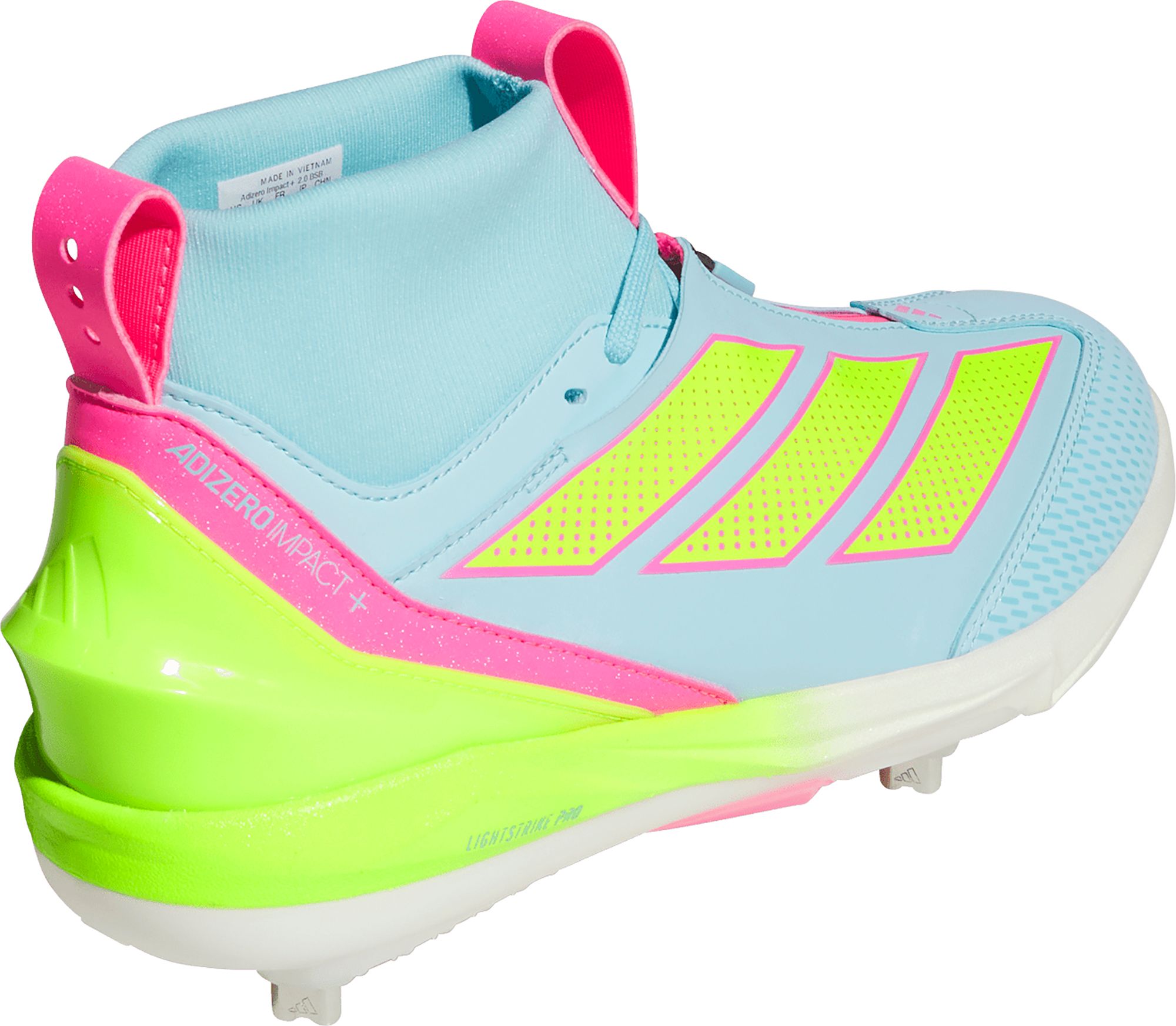 adidas Men's adizero Impact+ 2.0 Mid Metal Baseball Cleats product image