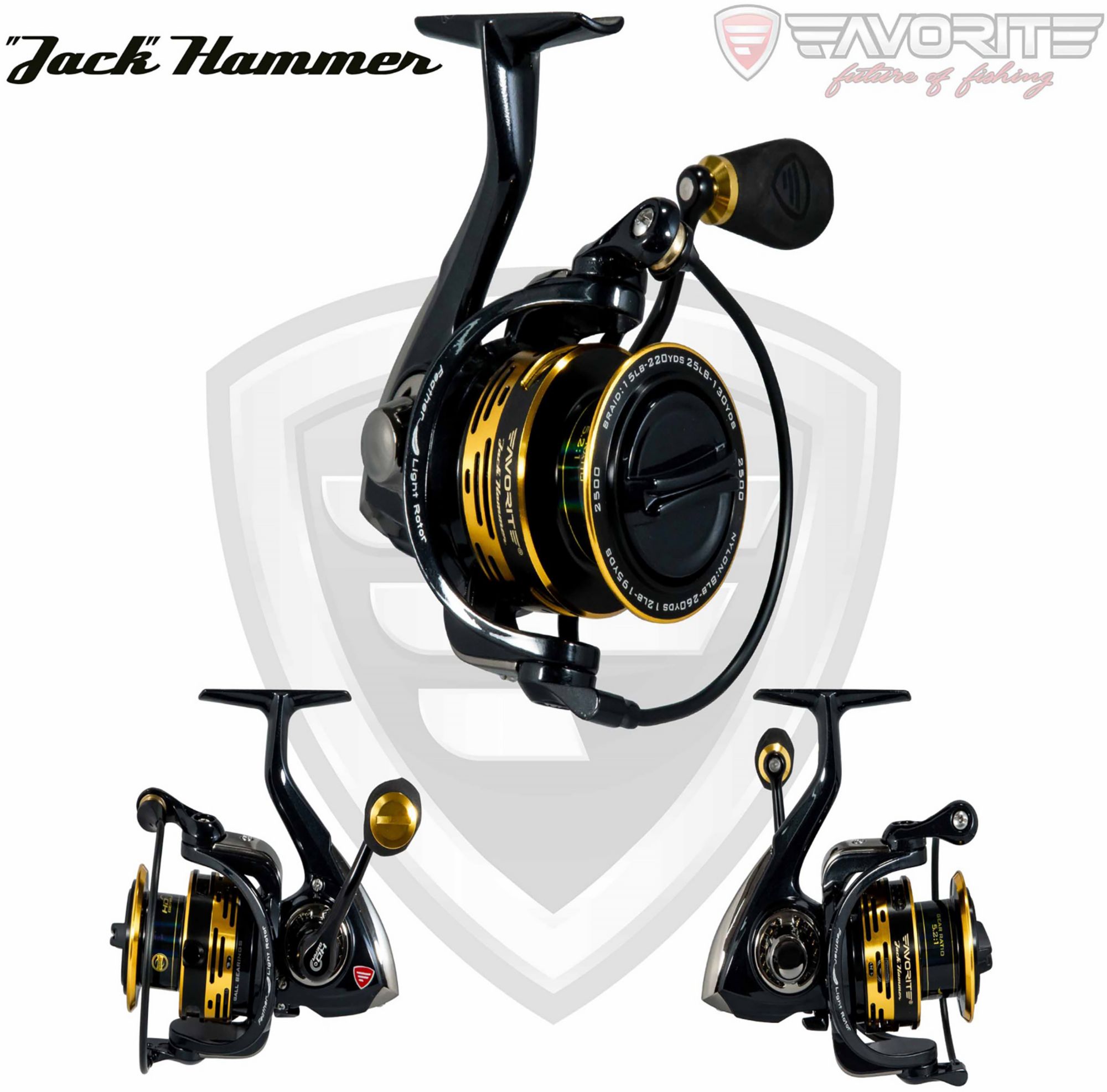 Favorite Fishing Jack Hammer Spinning Reel product image