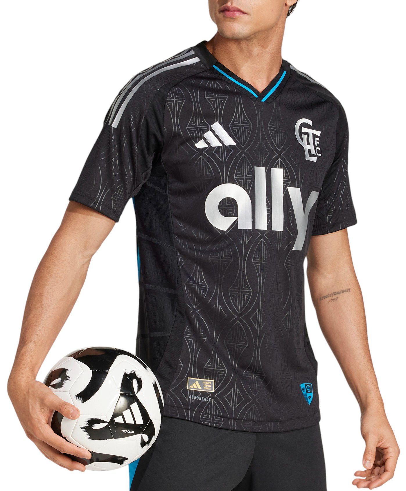 adidas Adult Charlotte FC 2025 Secondary Authentic "The Fortress" Jersey product image