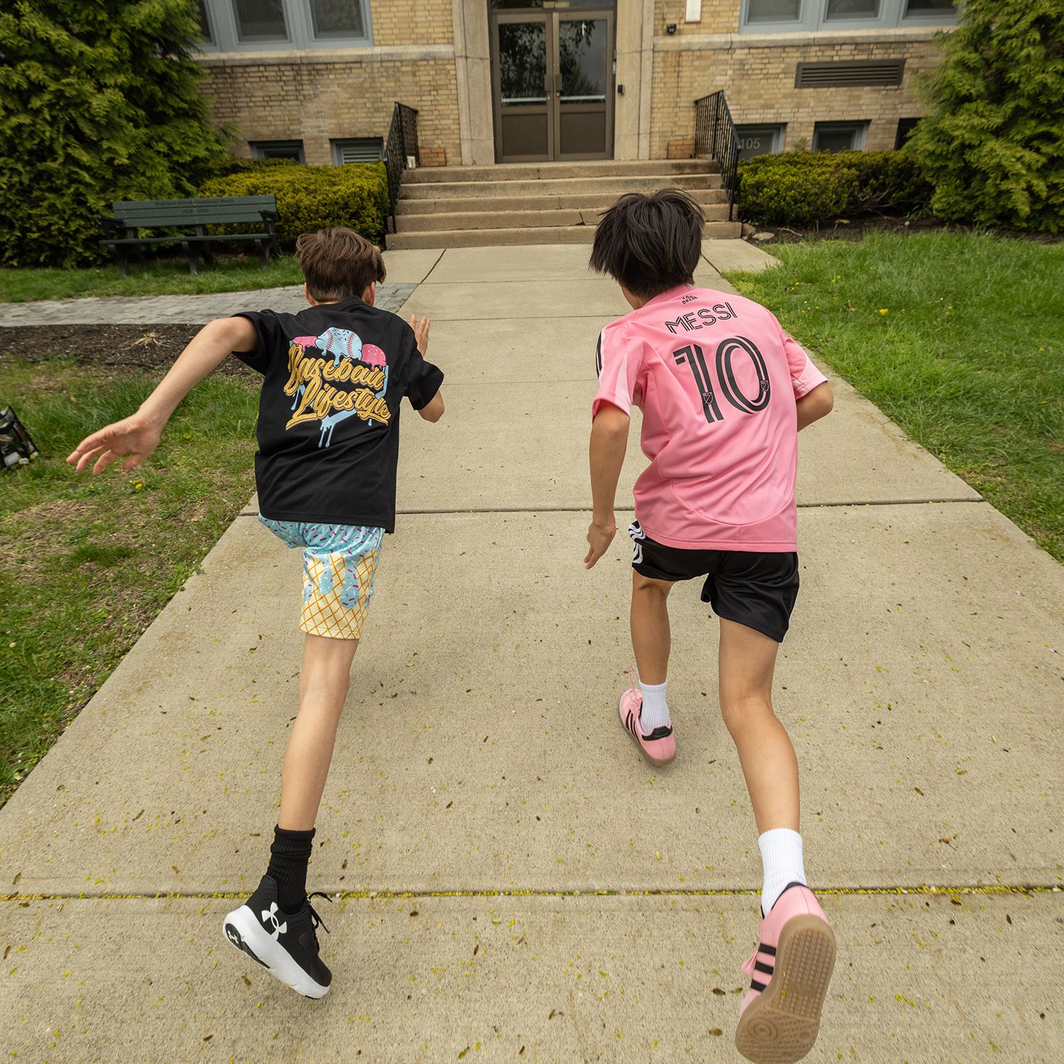 adidas Youth Inter Miami CF Lionel Messi #10 2025 Primary Replica "Euforia" Jersey product image