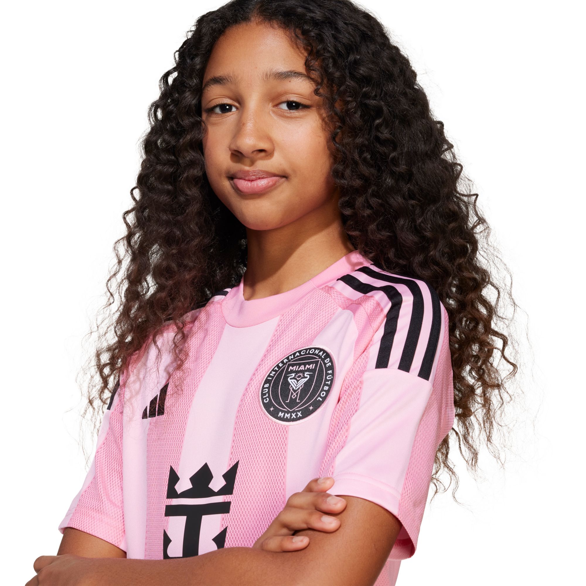 adidas Youth Inter Miami CF Lionel Messi #10 2025 Primary Replica "Euforia" Jersey product image