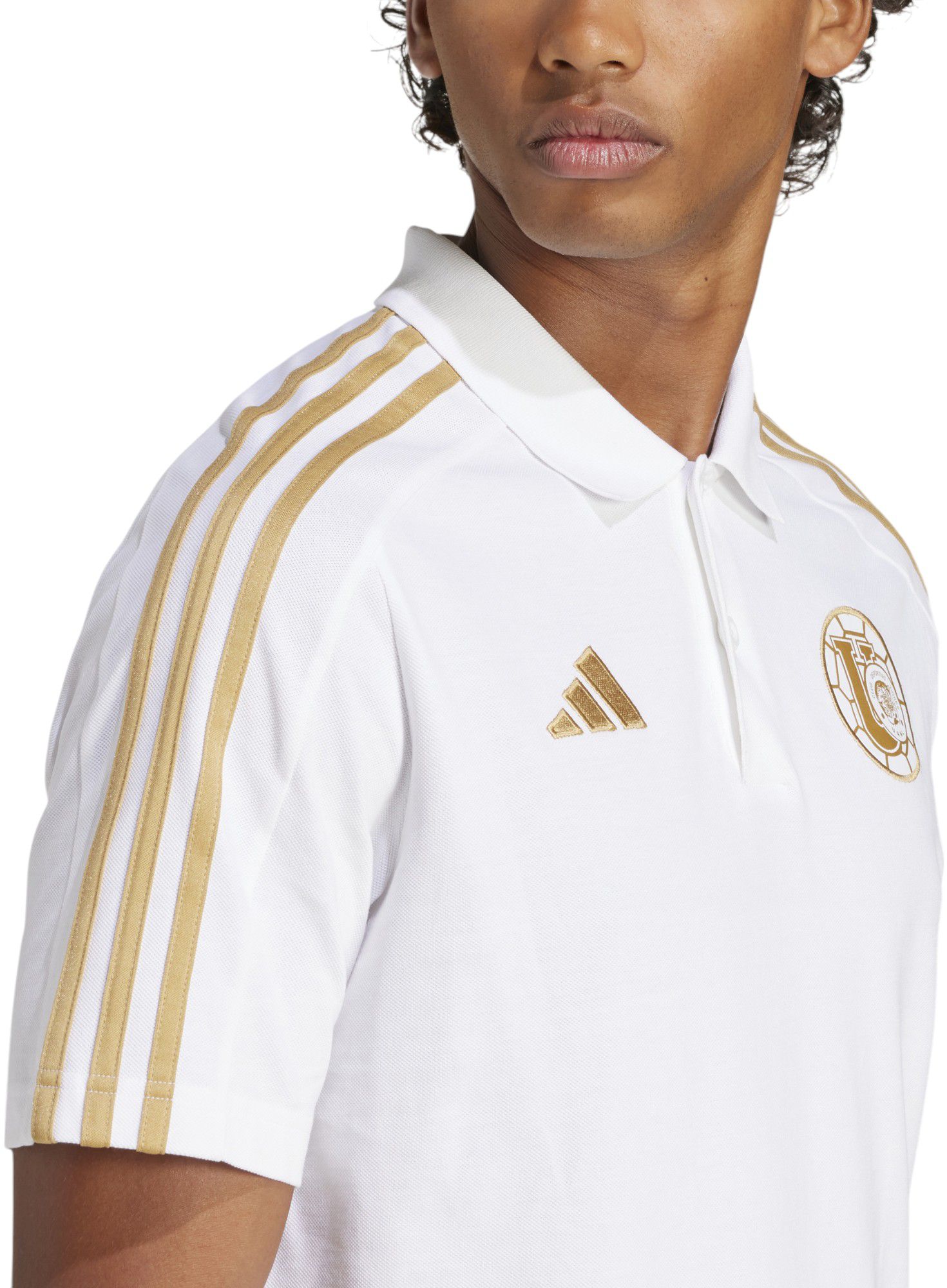 adidas Adult Tigres 2024 White DNA Polo product image