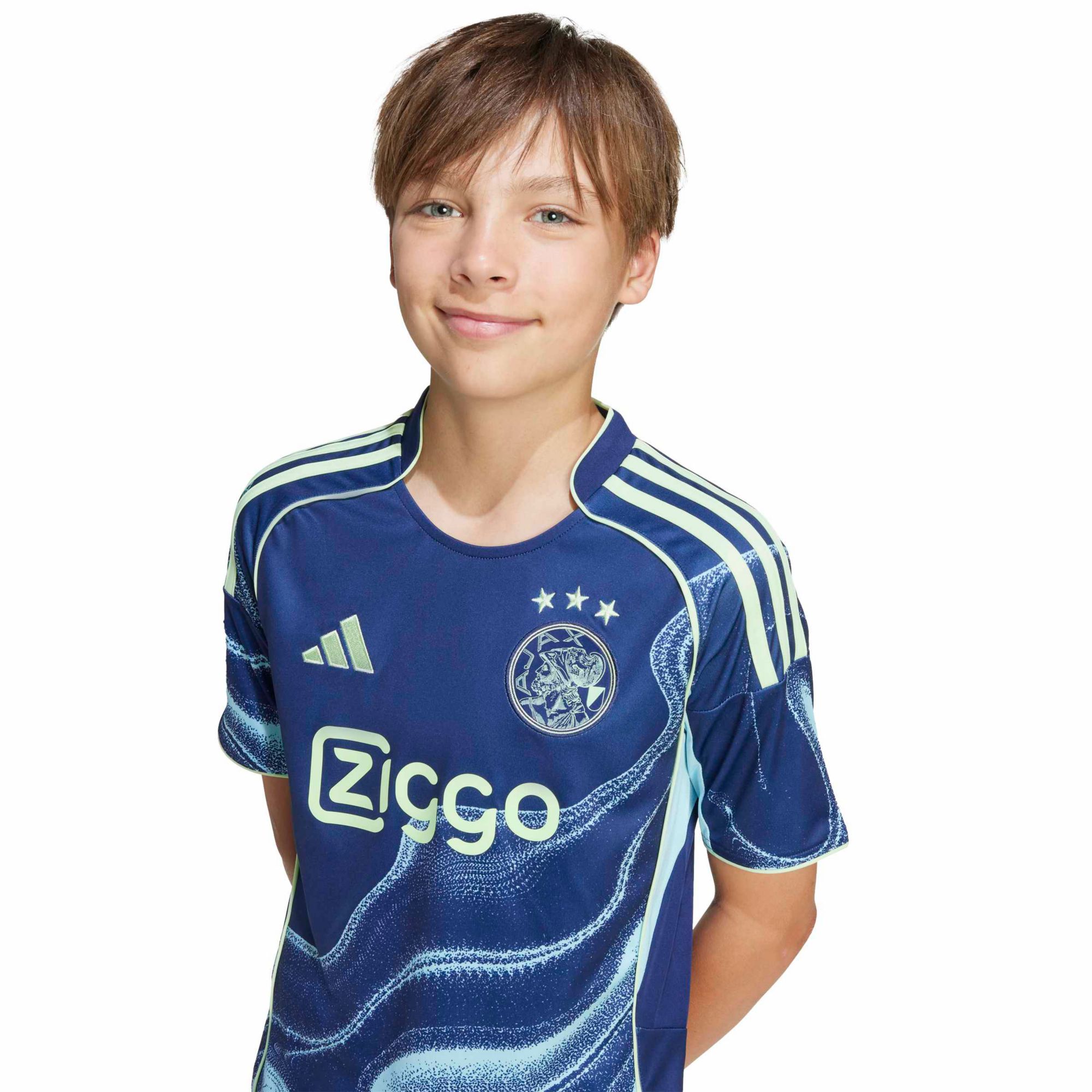 adidas Youth Ajax Amsterdam 2025-26 Blie Away Replica Jersey product image