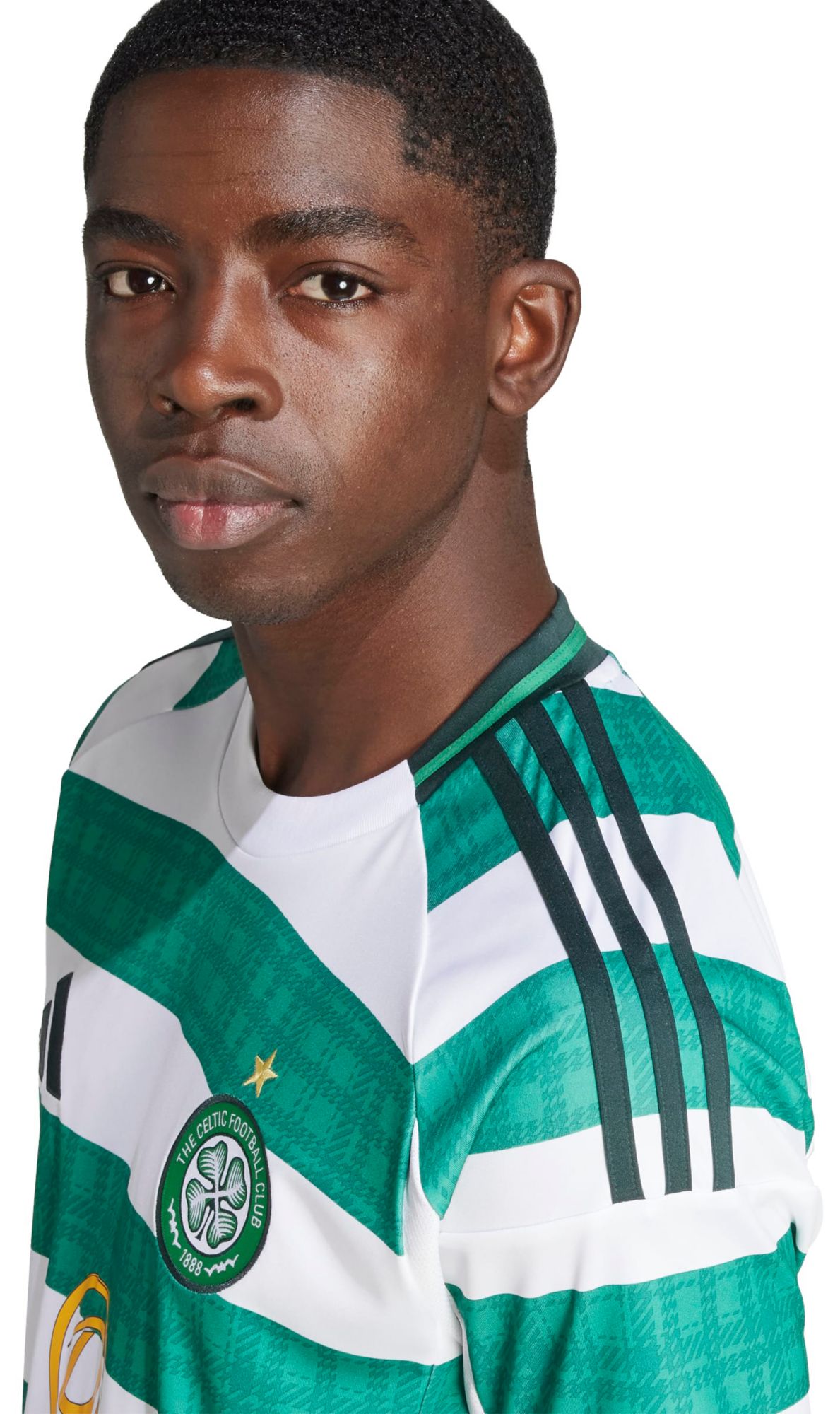 adidas Adult Celtic FC White Home Replica Jersey product image