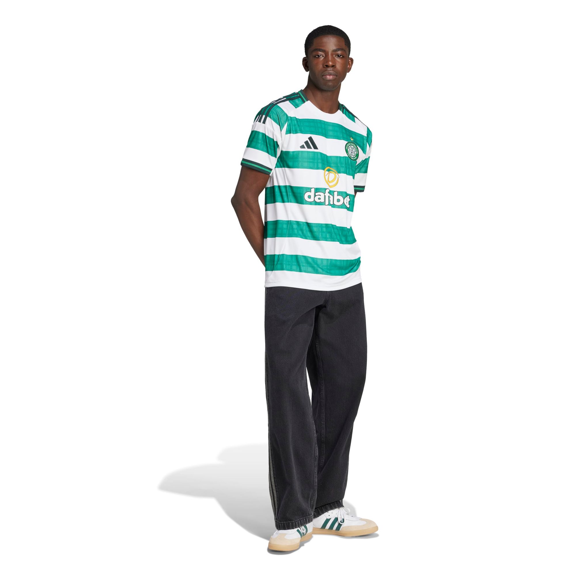 adidas Adult Celtic FC White Home Replica Jersey product image