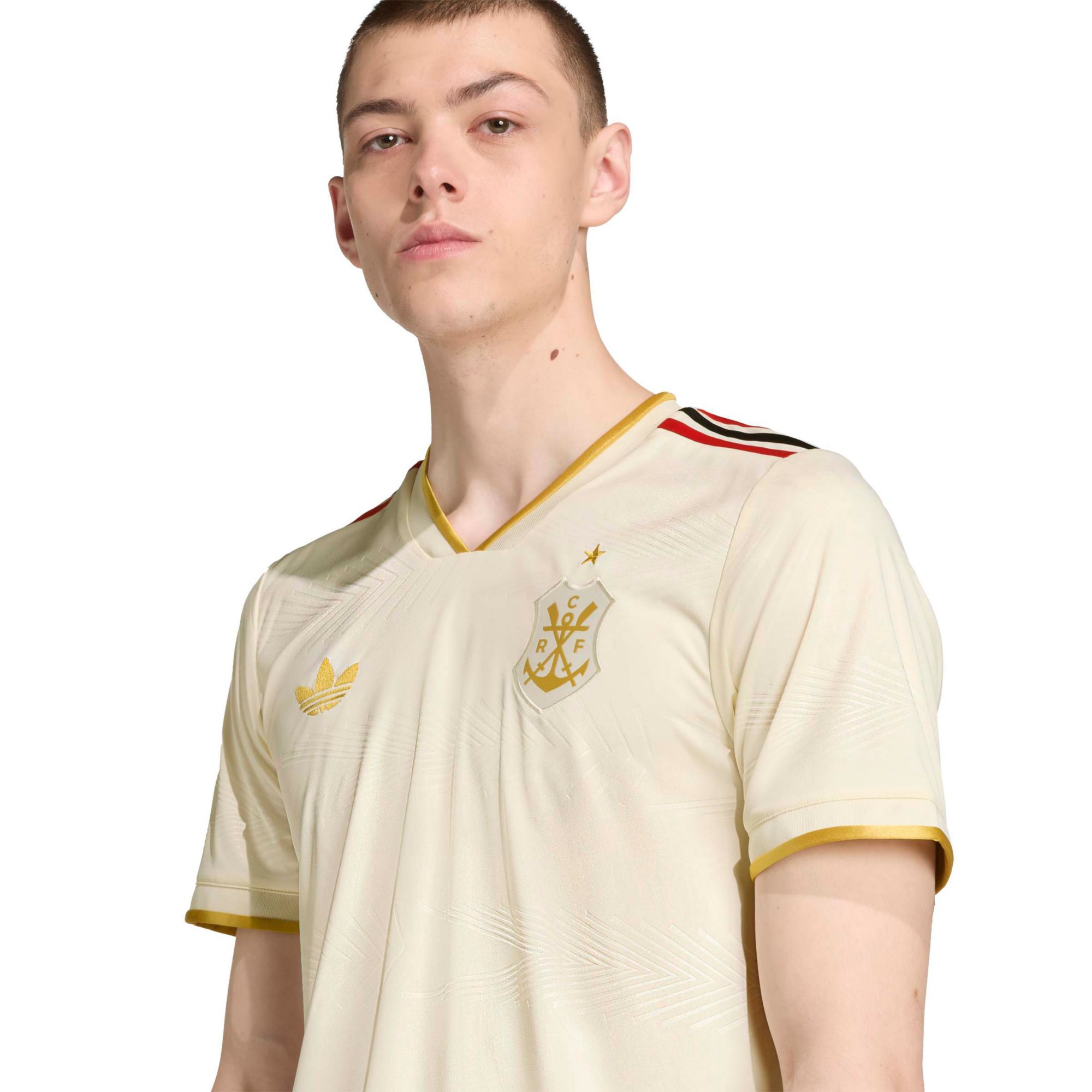 adidas Men's 2025 Flamengo White Third Replica Jersey product image