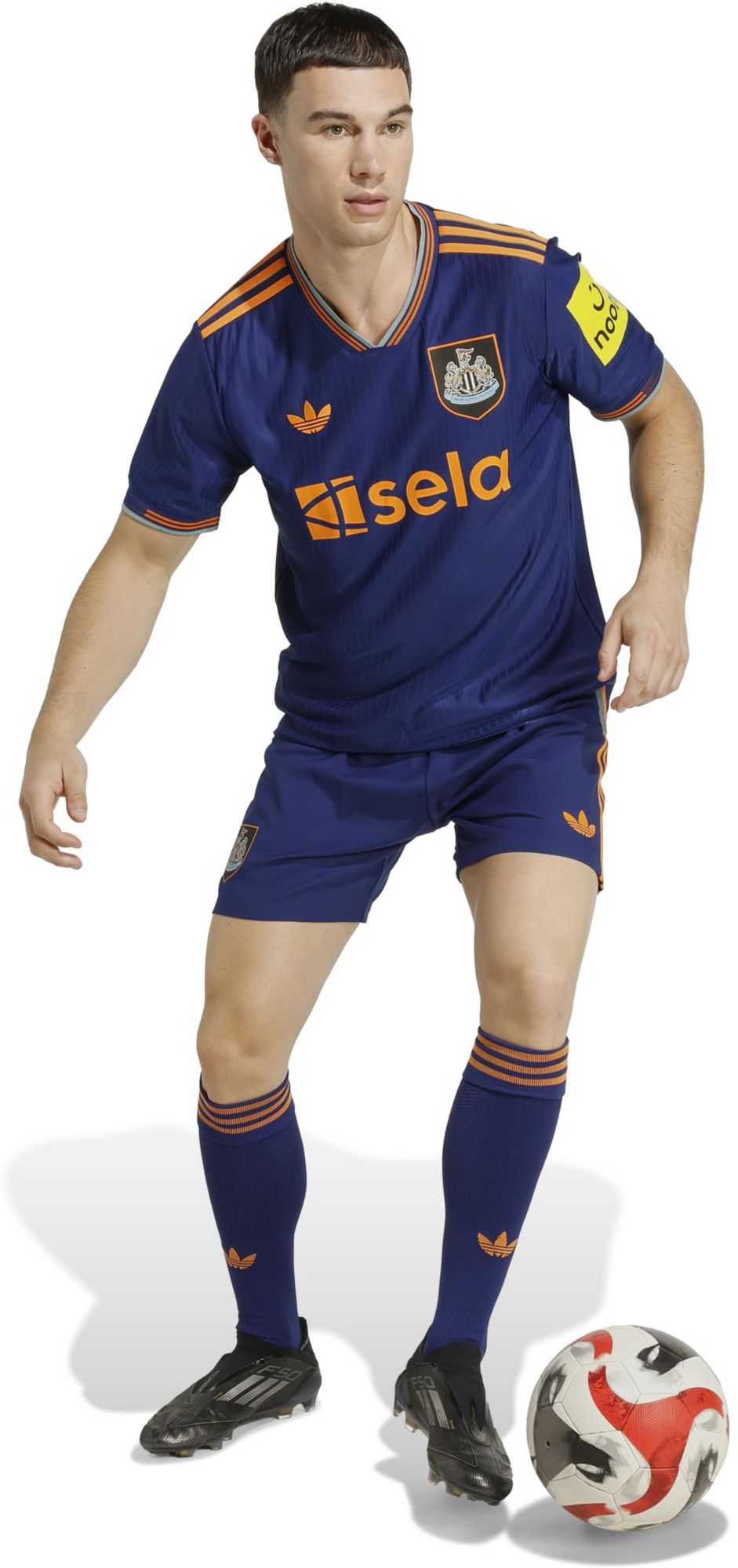 adidas Adult Newcastle United 2025-26 Blue Third Authentic Jersey product image