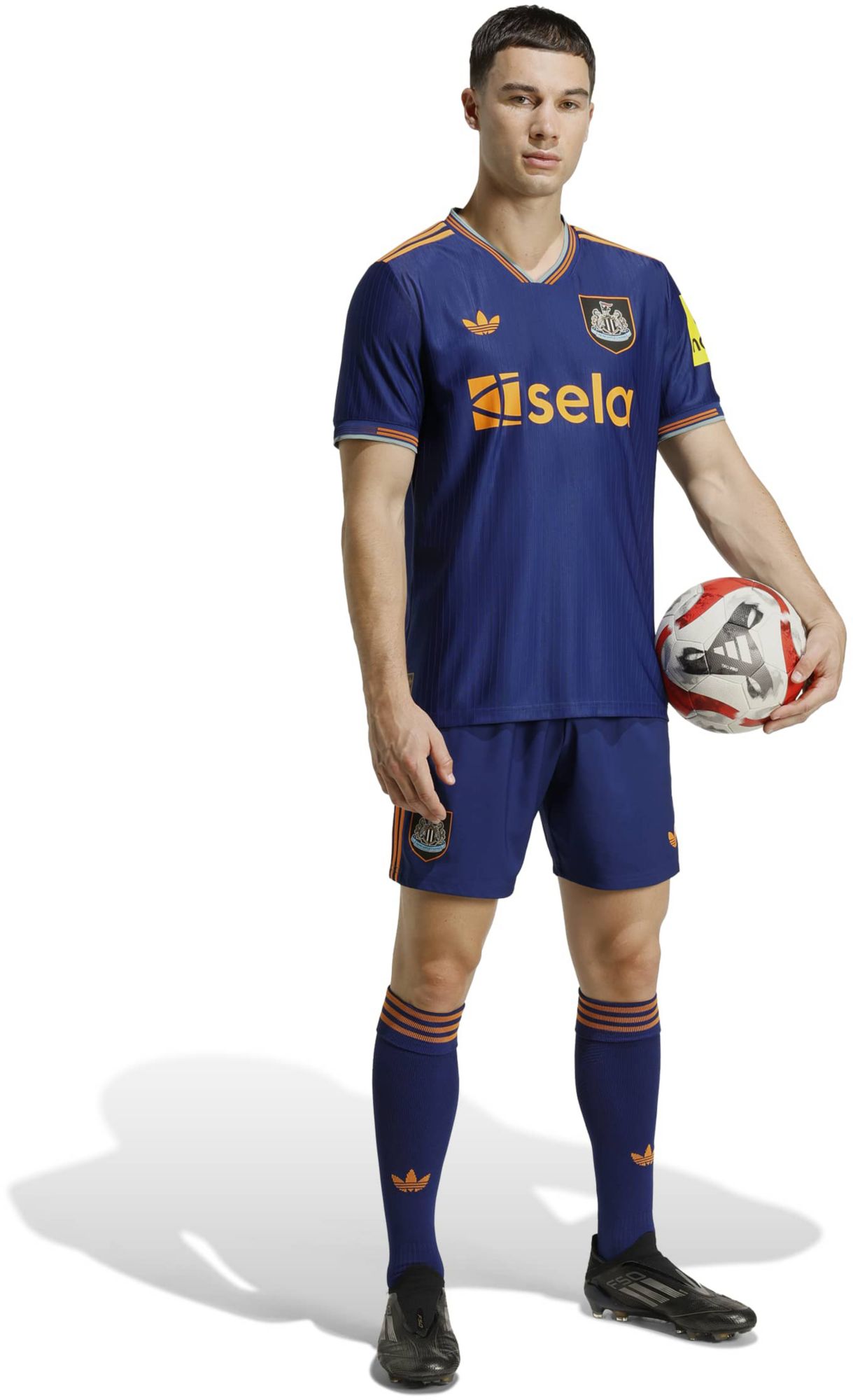 adidas Adult Newcastle United 2025-26 Blue Third Authentic Jersey product image