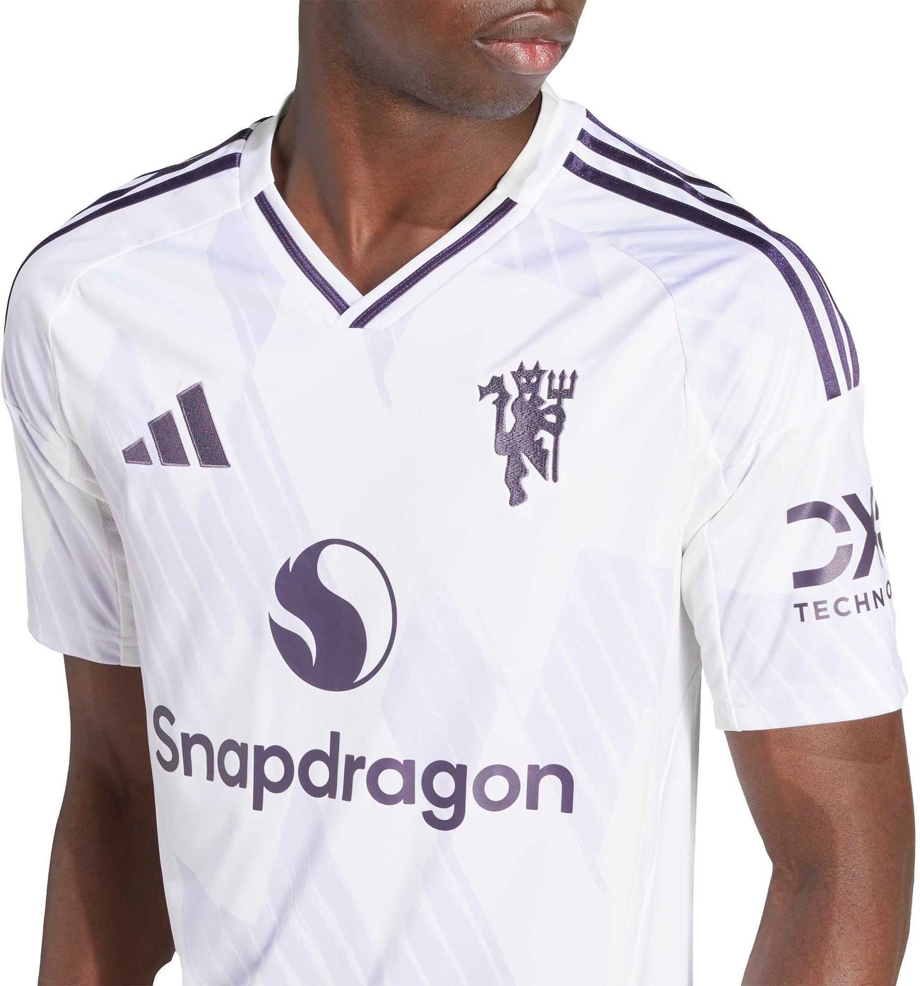 adidas Adult Manchester United 2025-26 White Away Replica Jersey product image