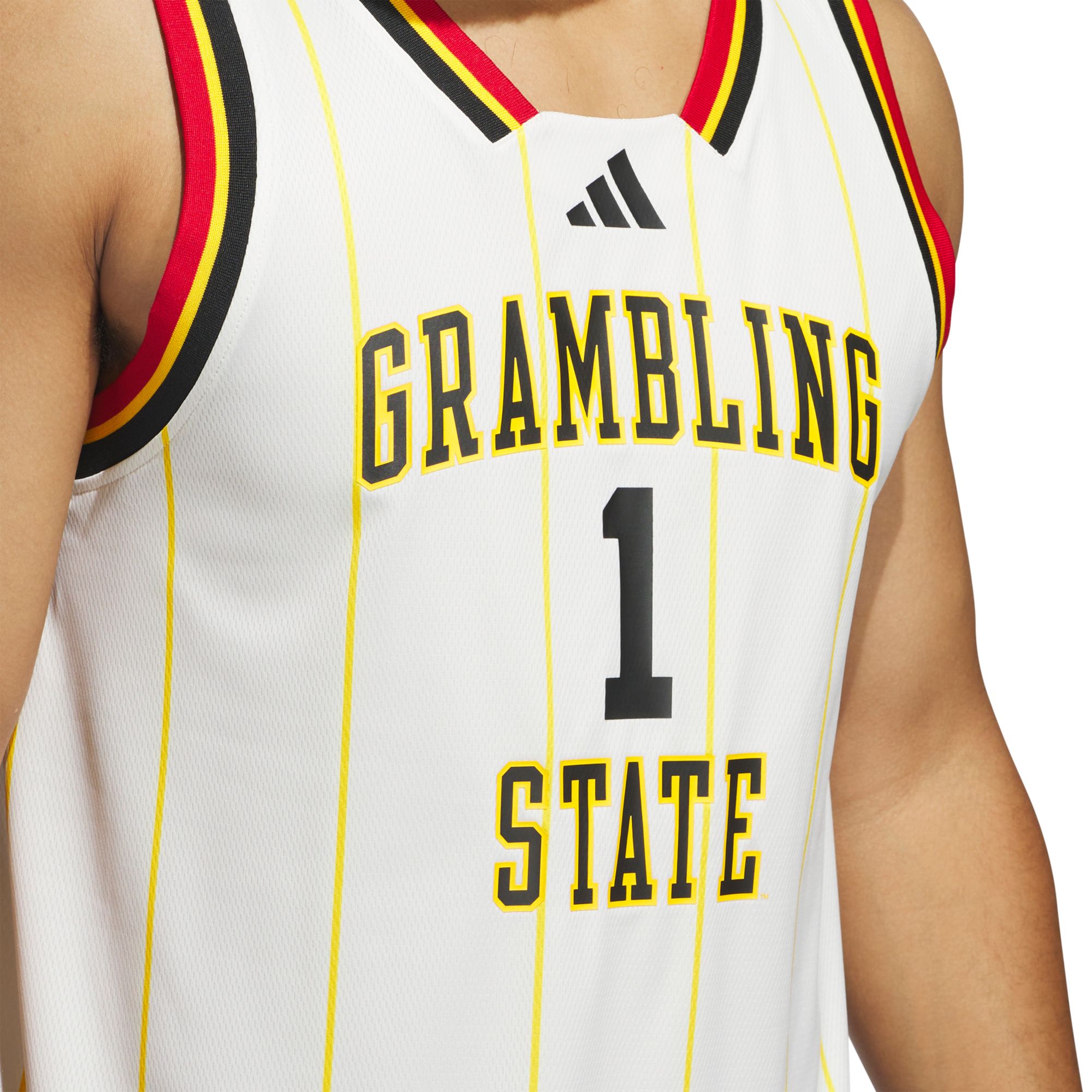 adidas Men's Grambling State Tigers White Swingman Jersey product image