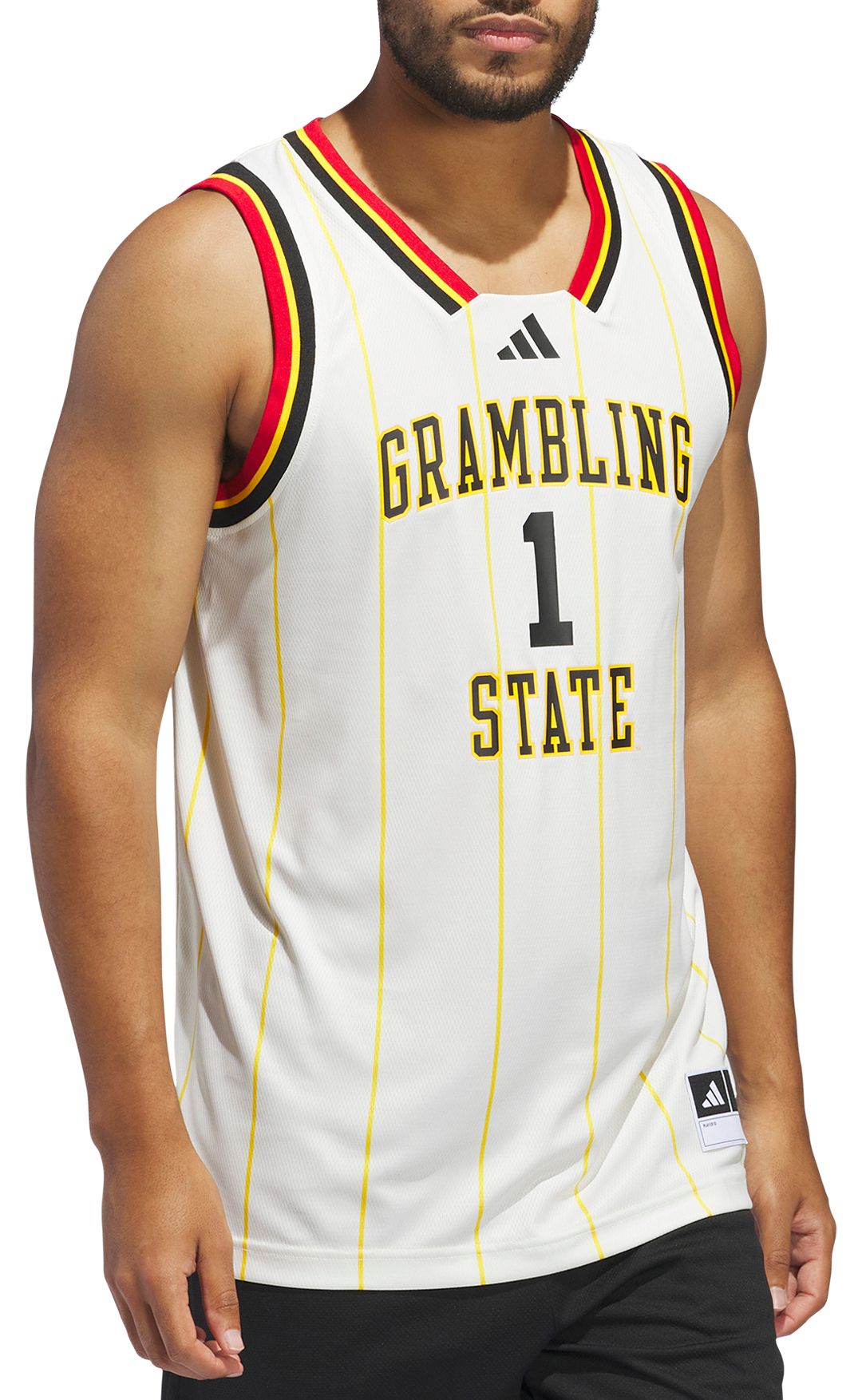 adidas Men's Grambling State Tigers White Swingman Jersey product image
