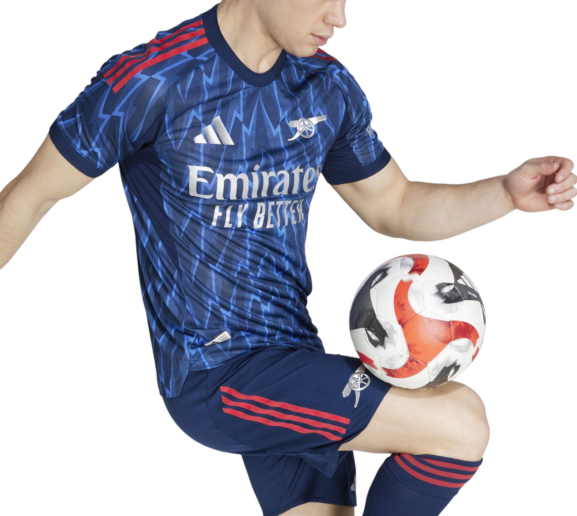 adidas Men's Arsenal 2025 Indigo Away Authentic Jersey product image