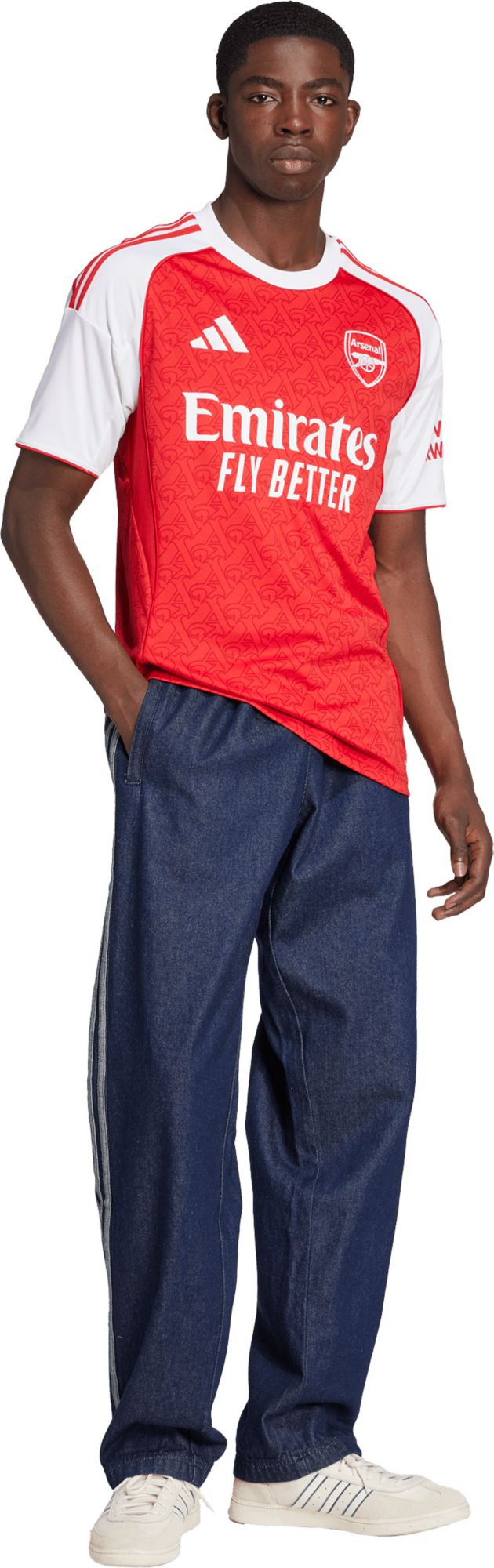 adidas Adult Arsenal 2025-26 Red Home Replica Jersey product image