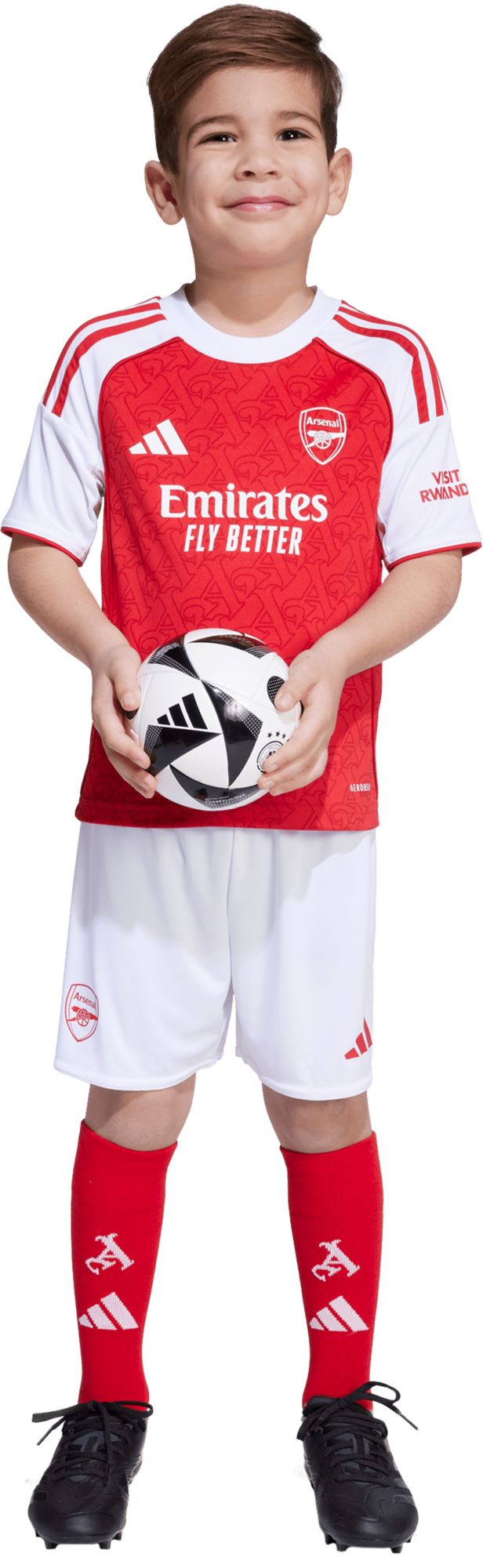 adidas Toddler/Kids' Arsenal 2025-26 Red Home Replica Jersey Kit product image