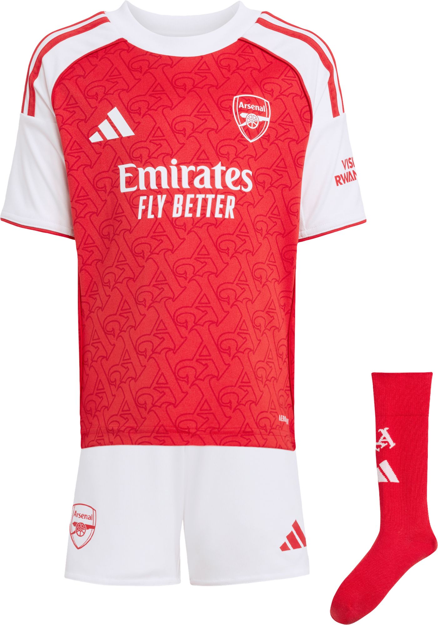 adidas Toddler/Kids' Arsenal 2025-26 Red Home Replica Jersey Kit product image