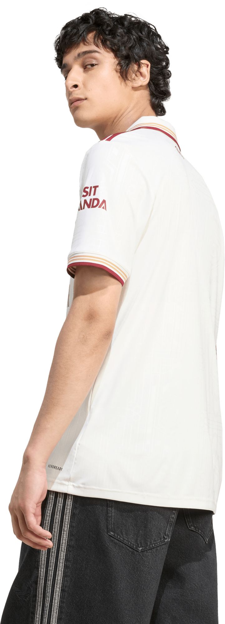 adidas Men's 2025 Arsenal White Third Replica Jersey product image