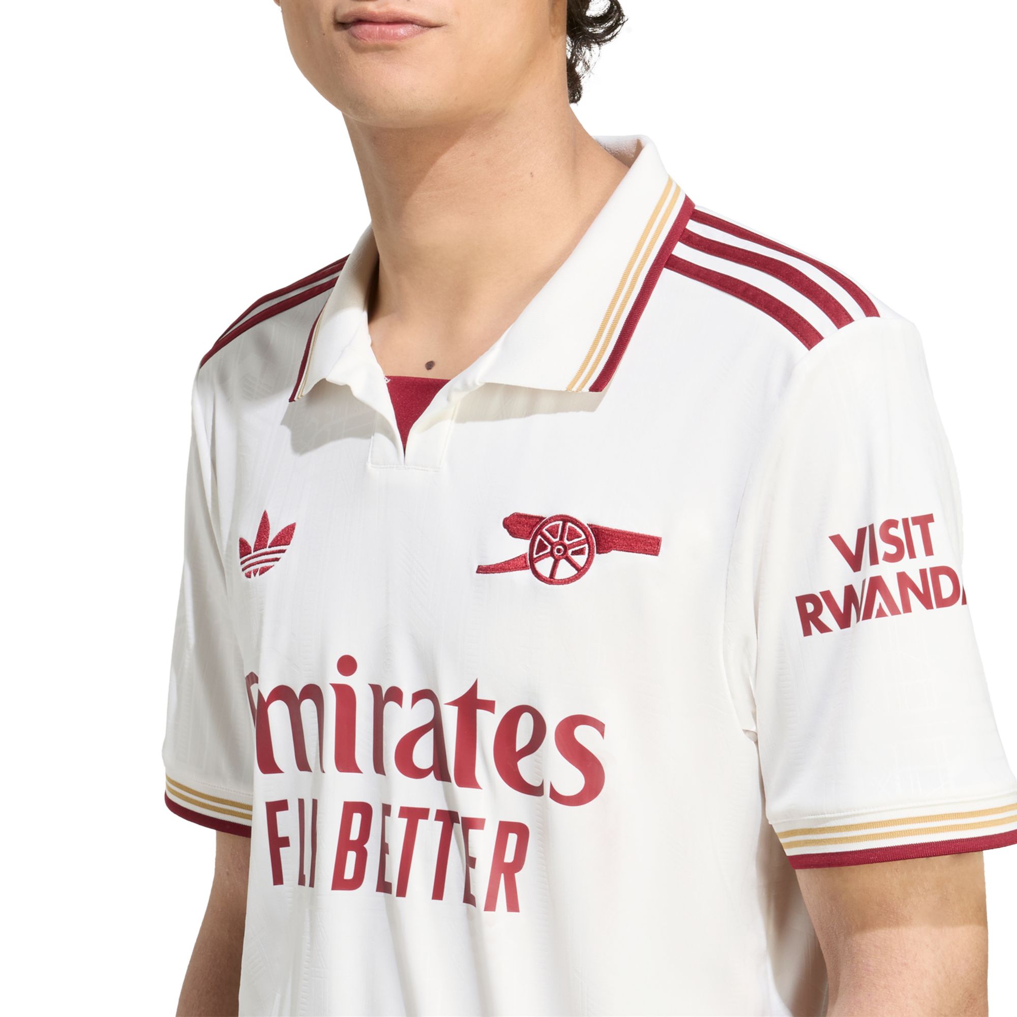 adidas Men's 2025 Arsenal White Third Replica Jersey product image
