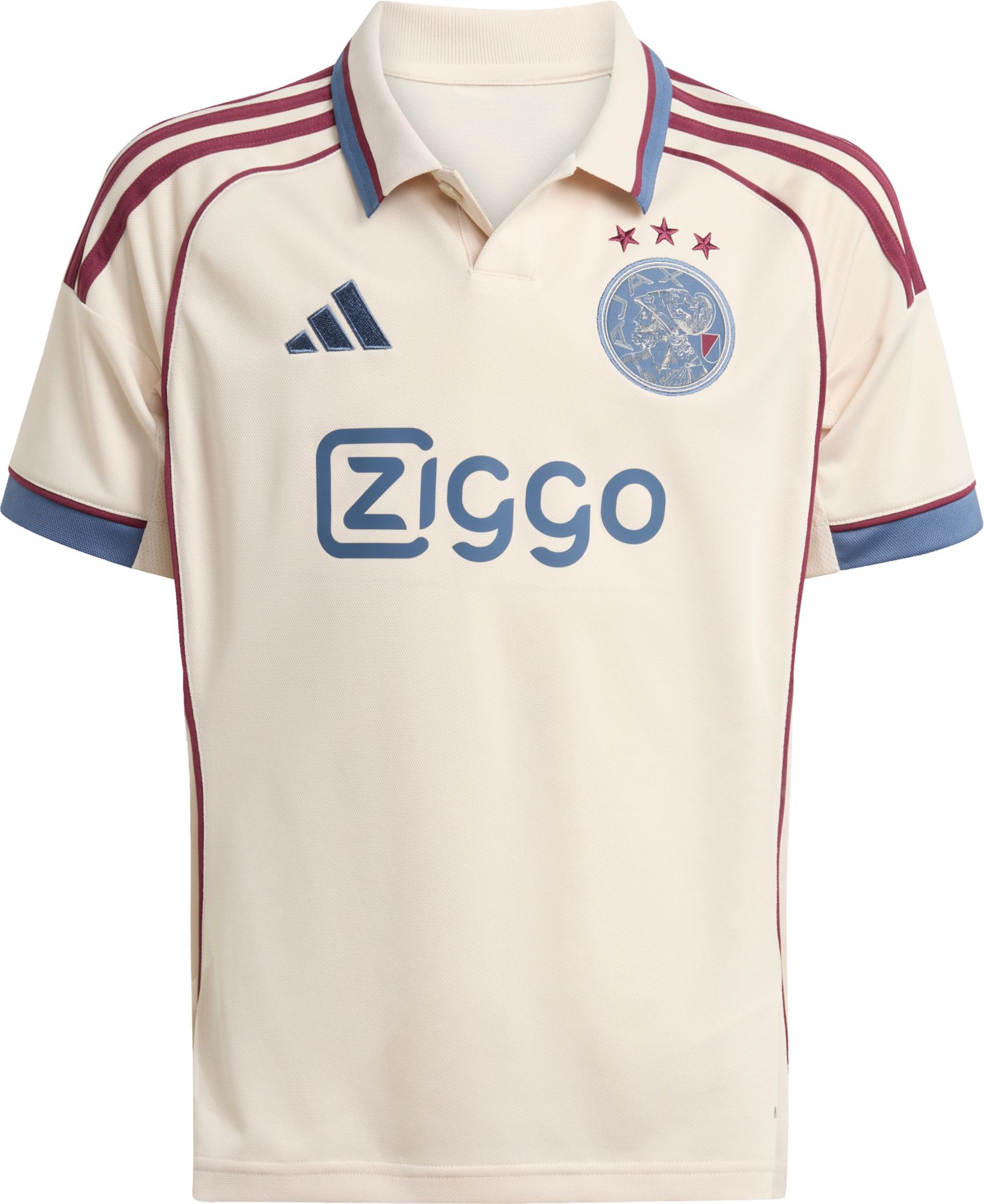 adidas Youth 2025 Ajax Amsterdam Ivory Third Replica Jersey product image