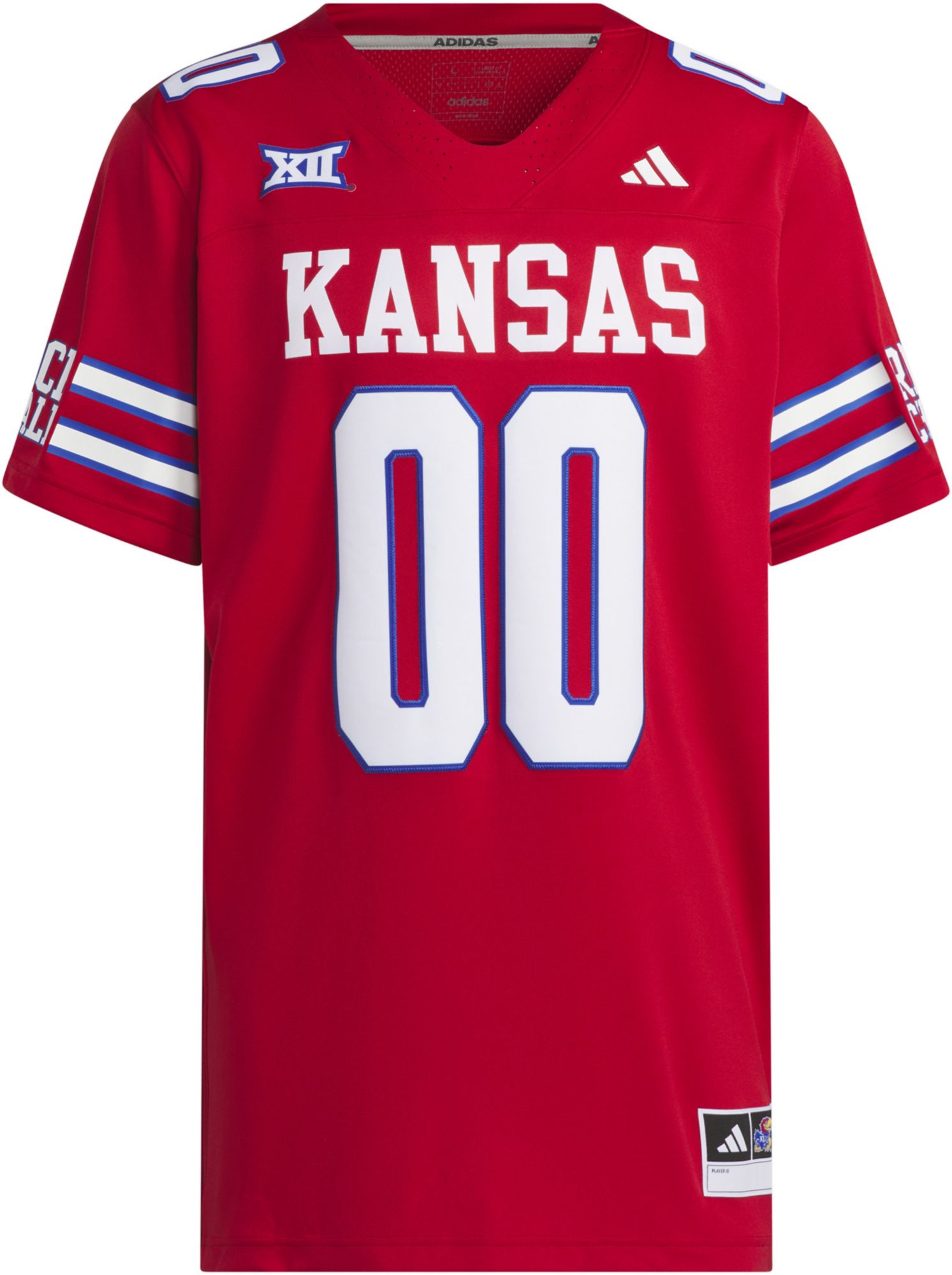 adidas Men's Kansas Jayhawks Crimson Premier Replica Alternate Football Jersey product image