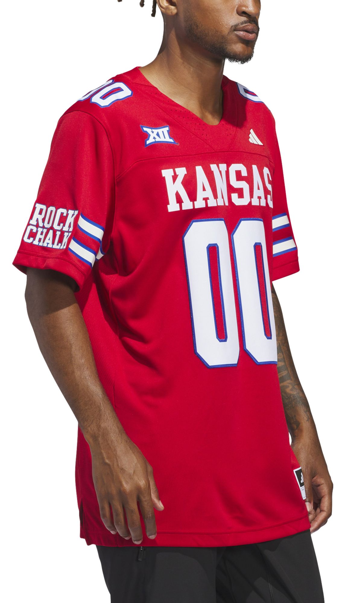 adidas Men's Kansas Jayhawks Crimson Premier Replica Alternate Football Jersey product image