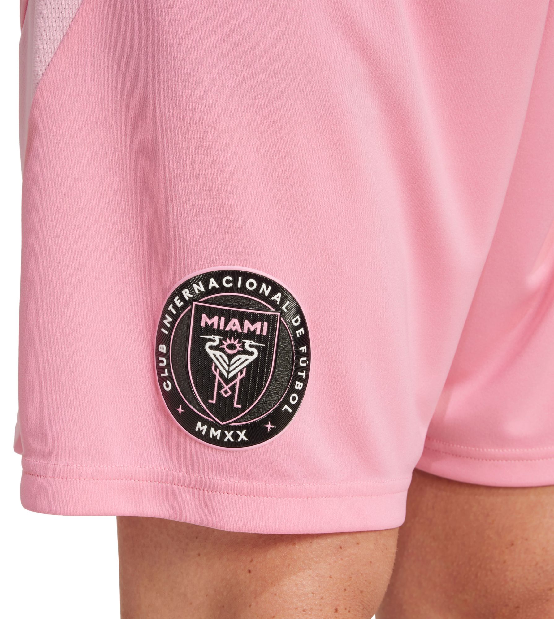 adidas Men's Inter Miami CF Pink Authentic Home Shorts product image