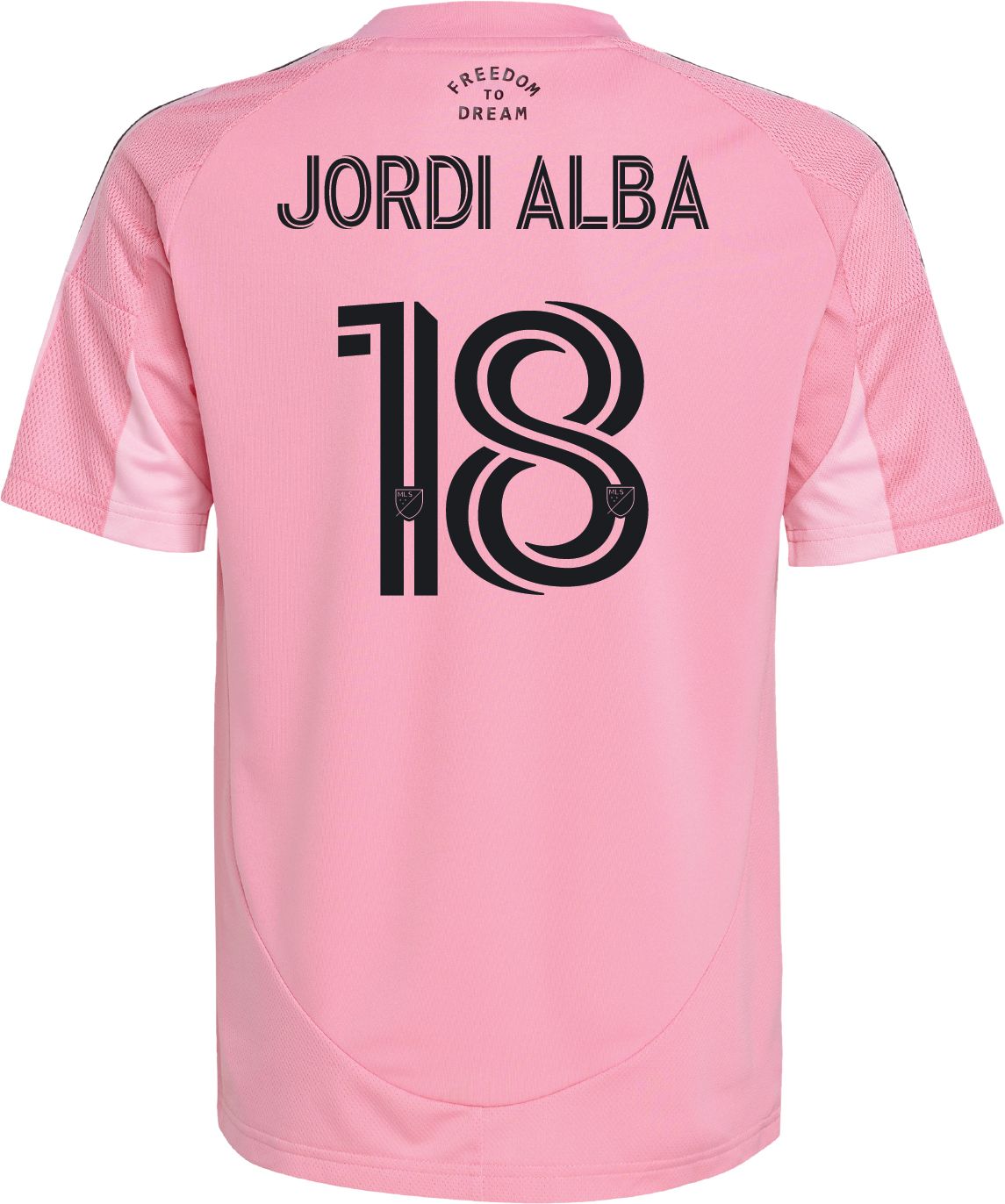 adidas Youth Inter Miami CF Jordi Alba #18 2025 Primary Replica Jersey product image