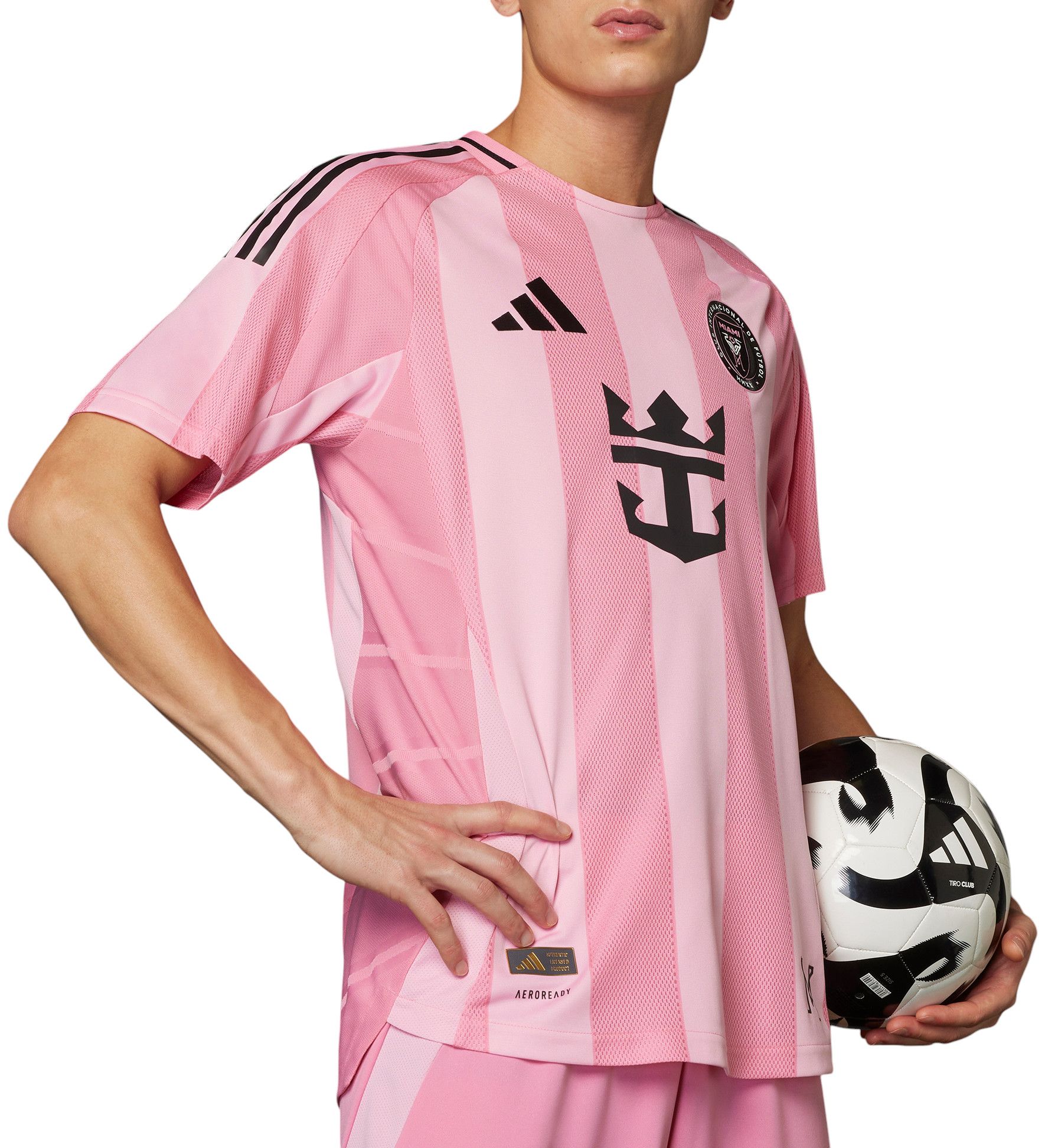 adidas Men's Inter Miami CF 2025 Pink Home Authentic Jersey product image