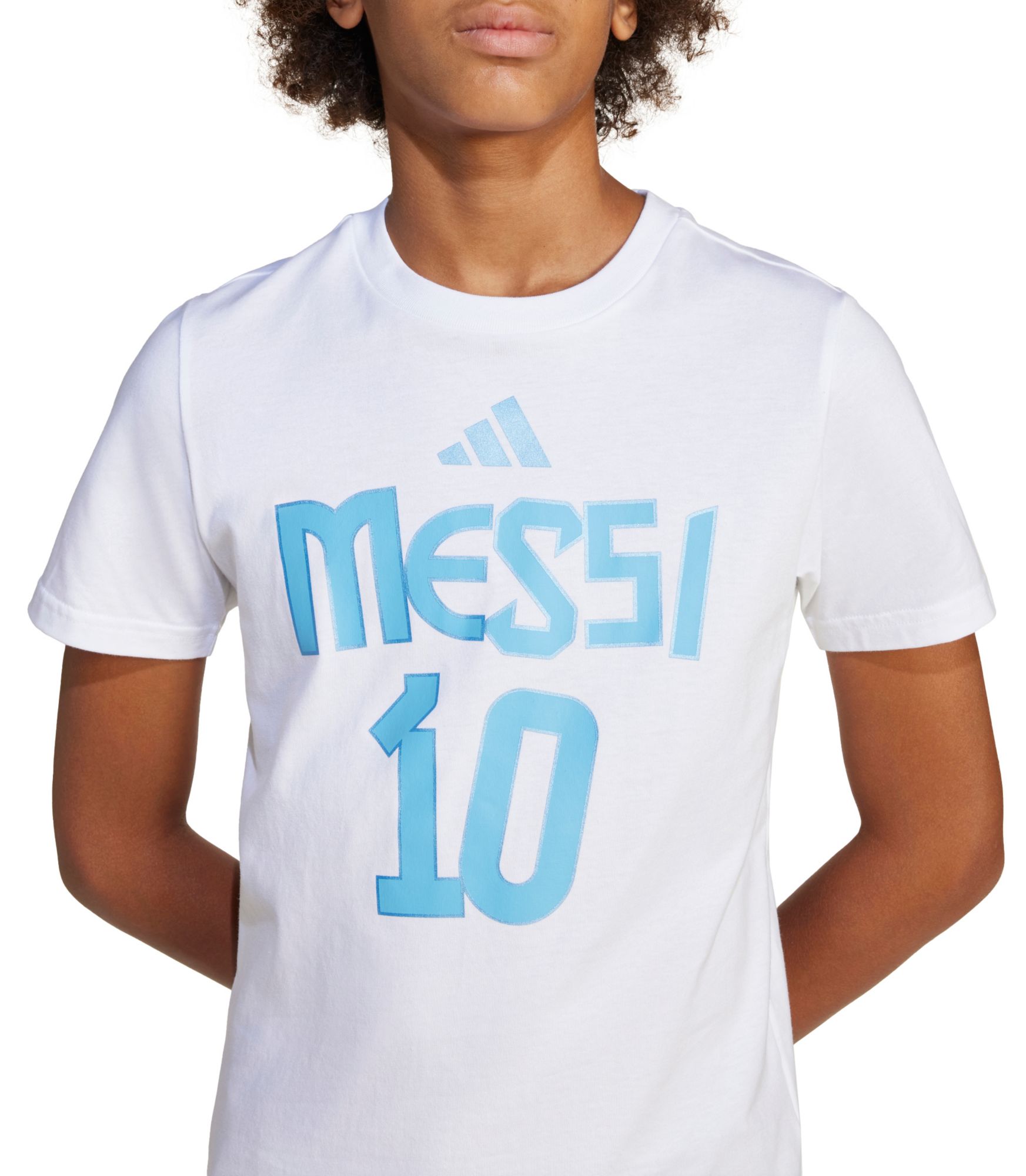 adidas Youth Argentina 2025 Lionel Messi #10 White Home T-Shirt product image