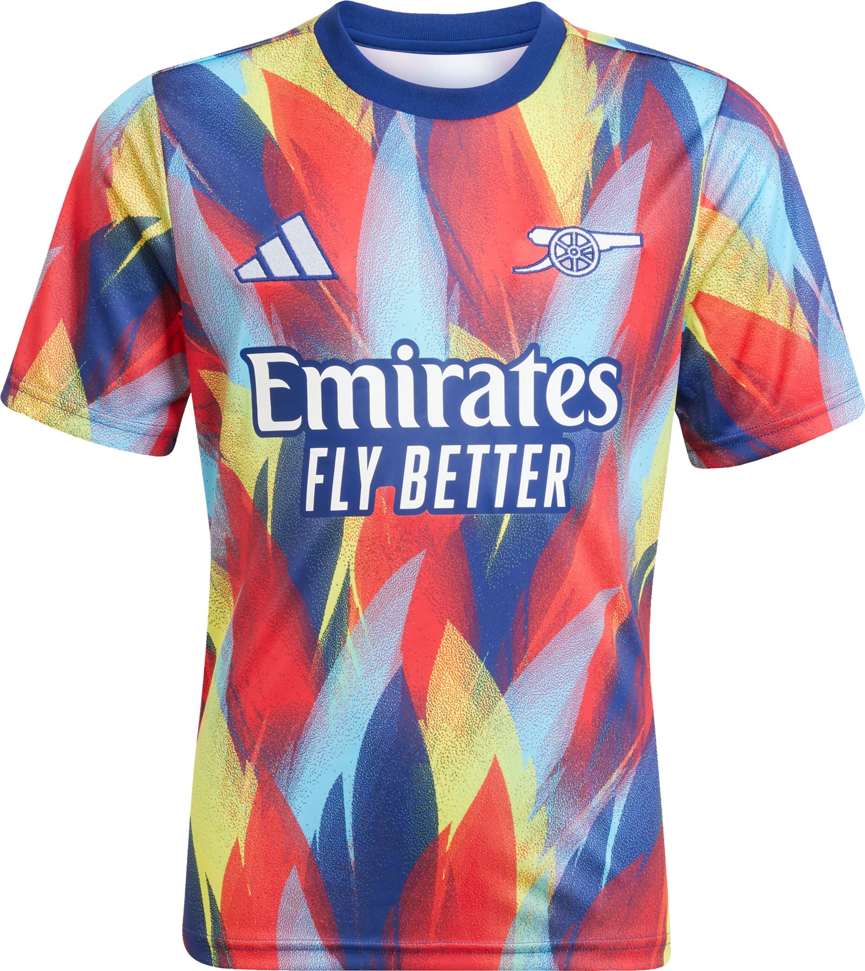 adidas Youth Arsenal 2025-26 Blue Home Prematch Jersey product image