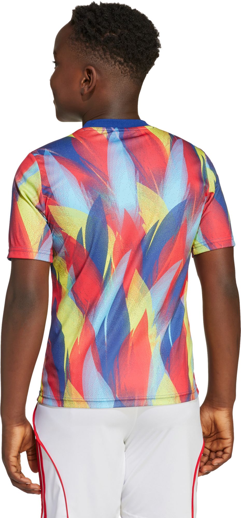 adidas Youth Arsenal 2025-26 Blue Home Prematch Jersey product image