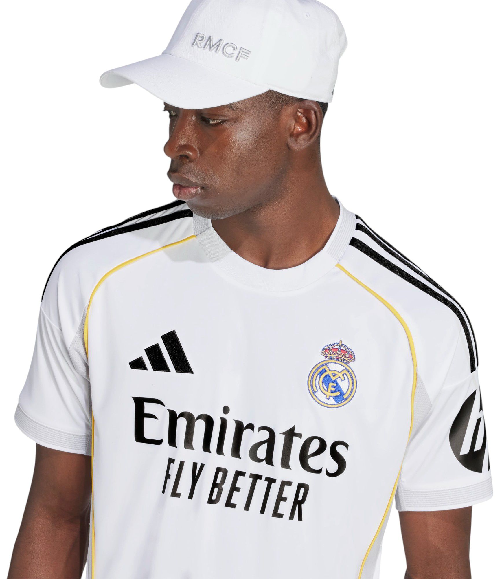 adidas Men's Real Madrid 2025 White Home Replica Jersey product image