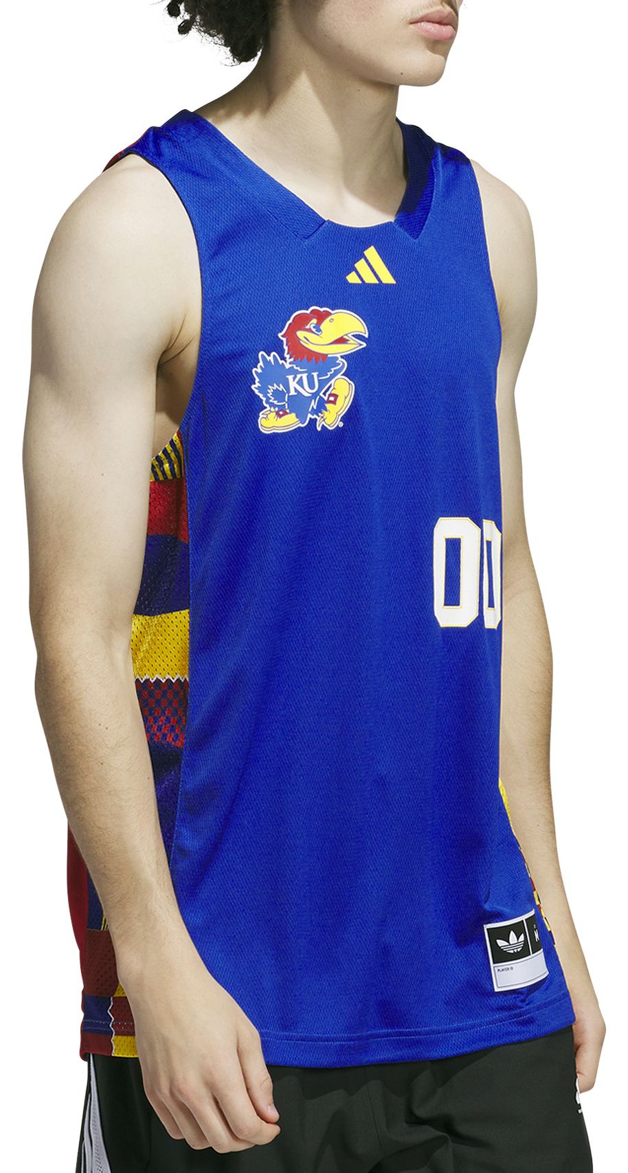 adidas Men's Kansas Jayhawks Collegiate Royal Baseball Replica Jersey product image