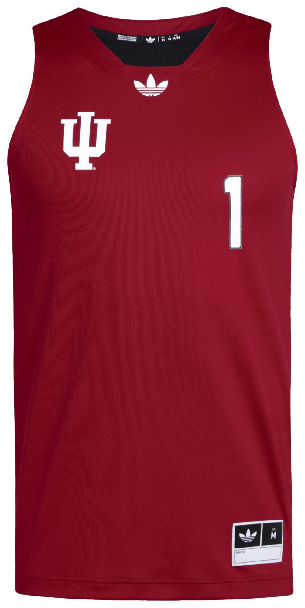 adidas Men's Indiana Hoosiers Red Swingman Replica Basketball Jersey product image