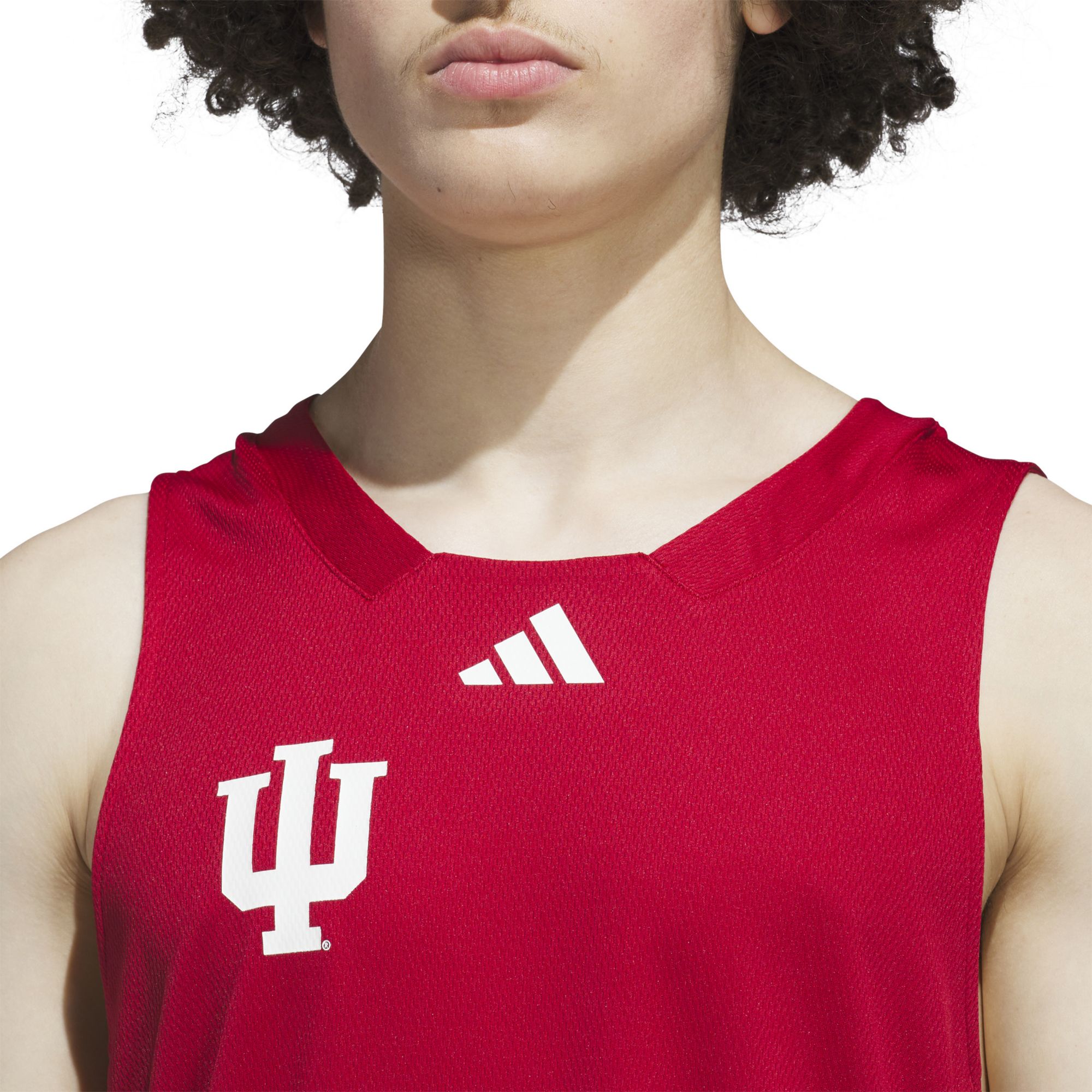 adidas Men's Indiana Hoosiers Red Swingman Replica Basketball Jersey product image