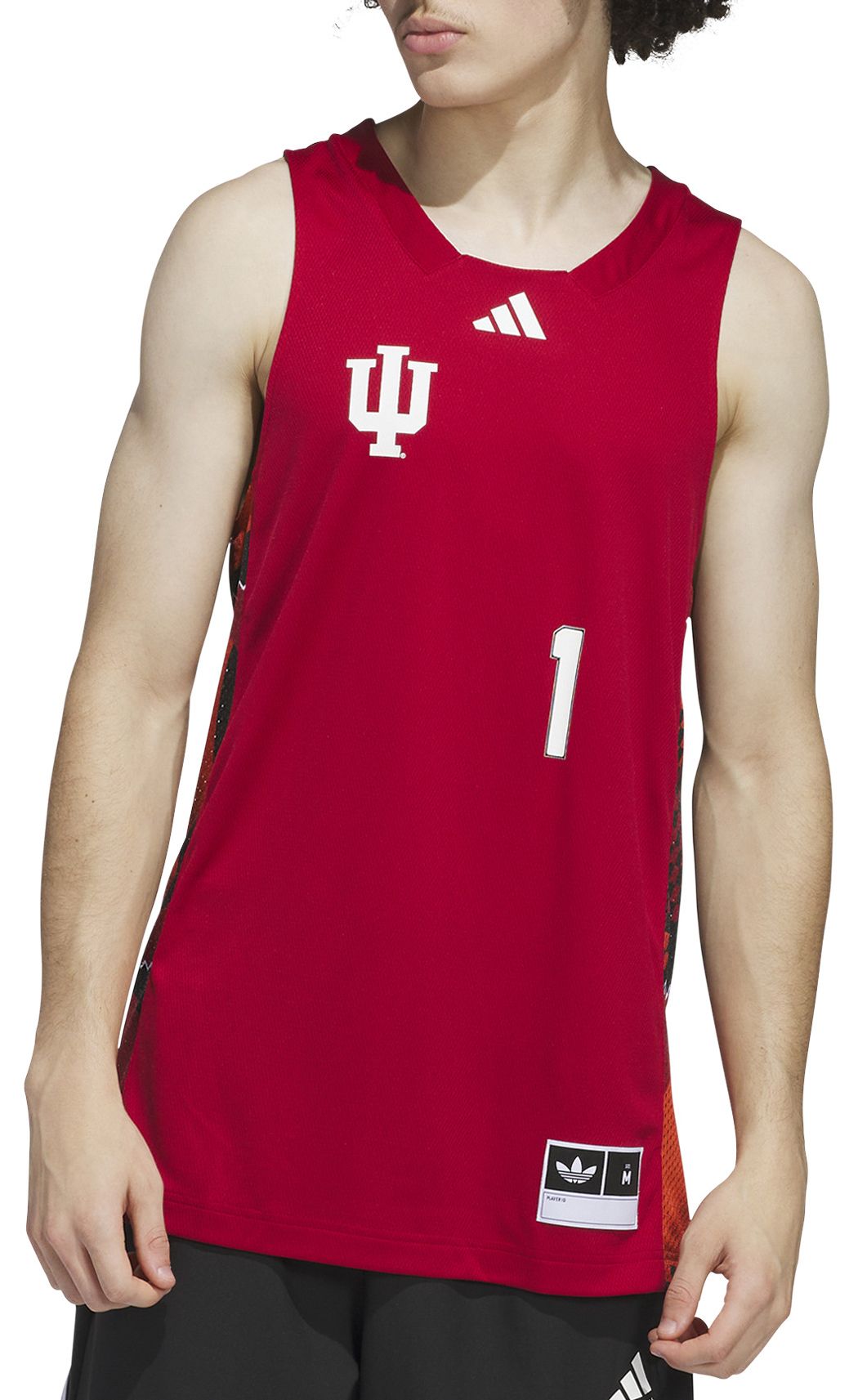 adidas Men's Indiana Hoosiers Red Swingman Replica Basketball Jersey product image