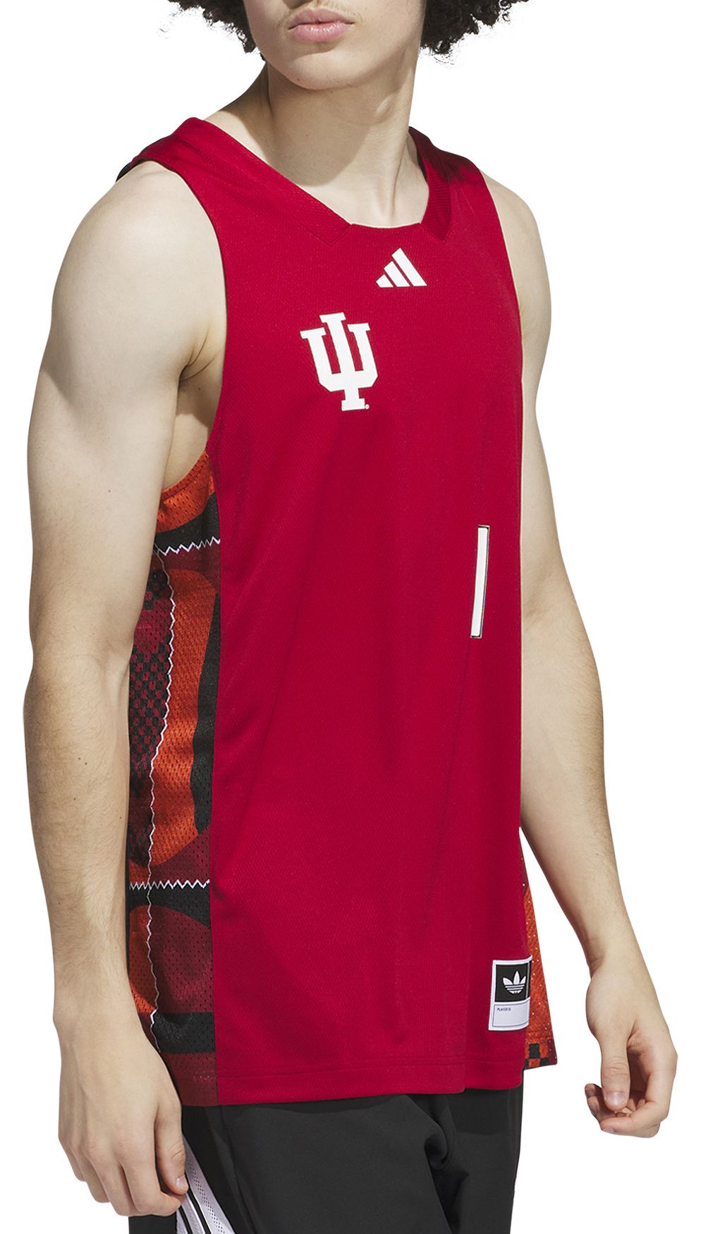 adidas Men's Indiana Hoosiers Red Swingman Replica Basketball Jersey product image