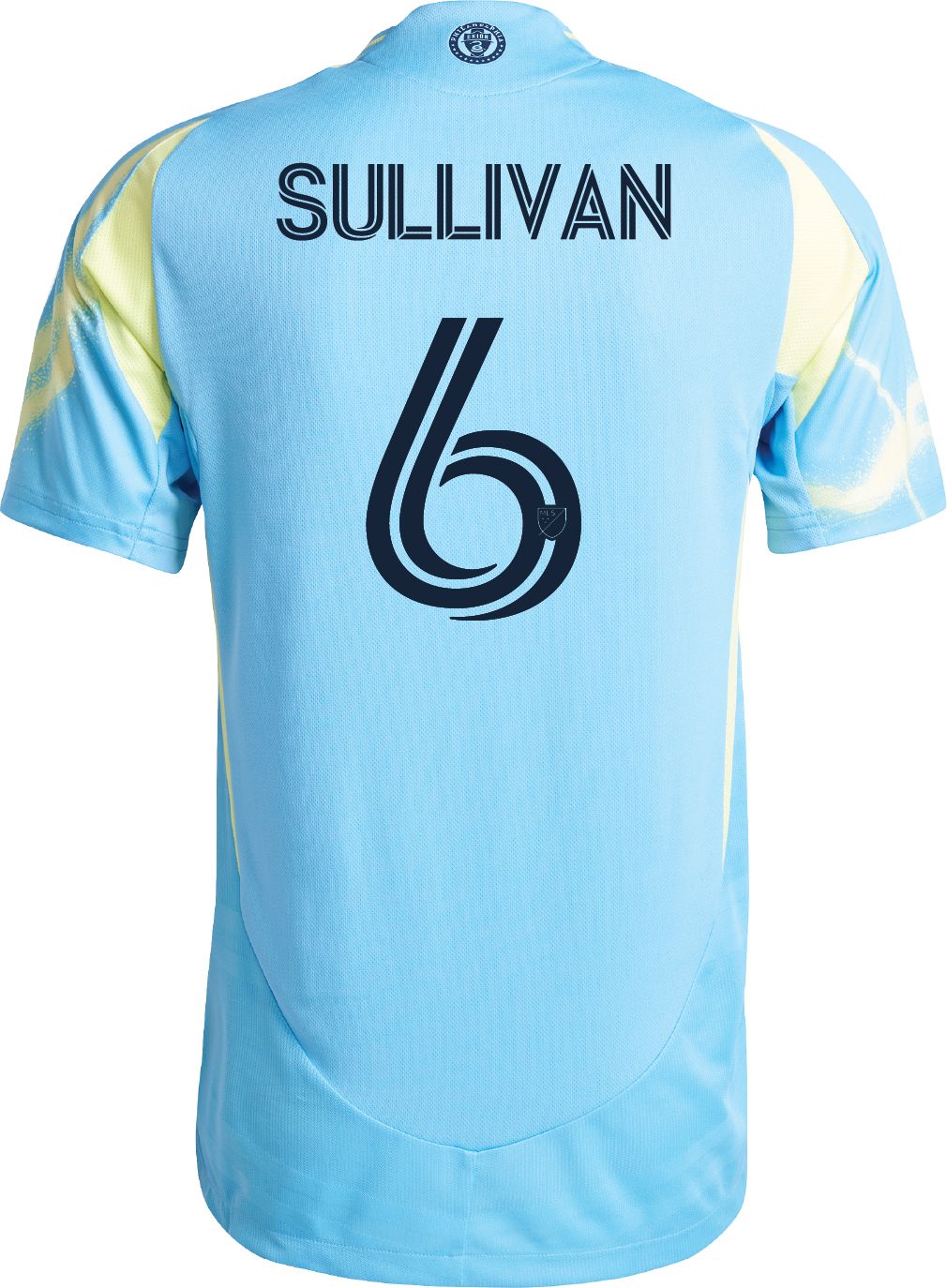 adidas Adult Philadelphia Union Cavan Sullivan #6 2025 Secondary Authentic Jersey product image