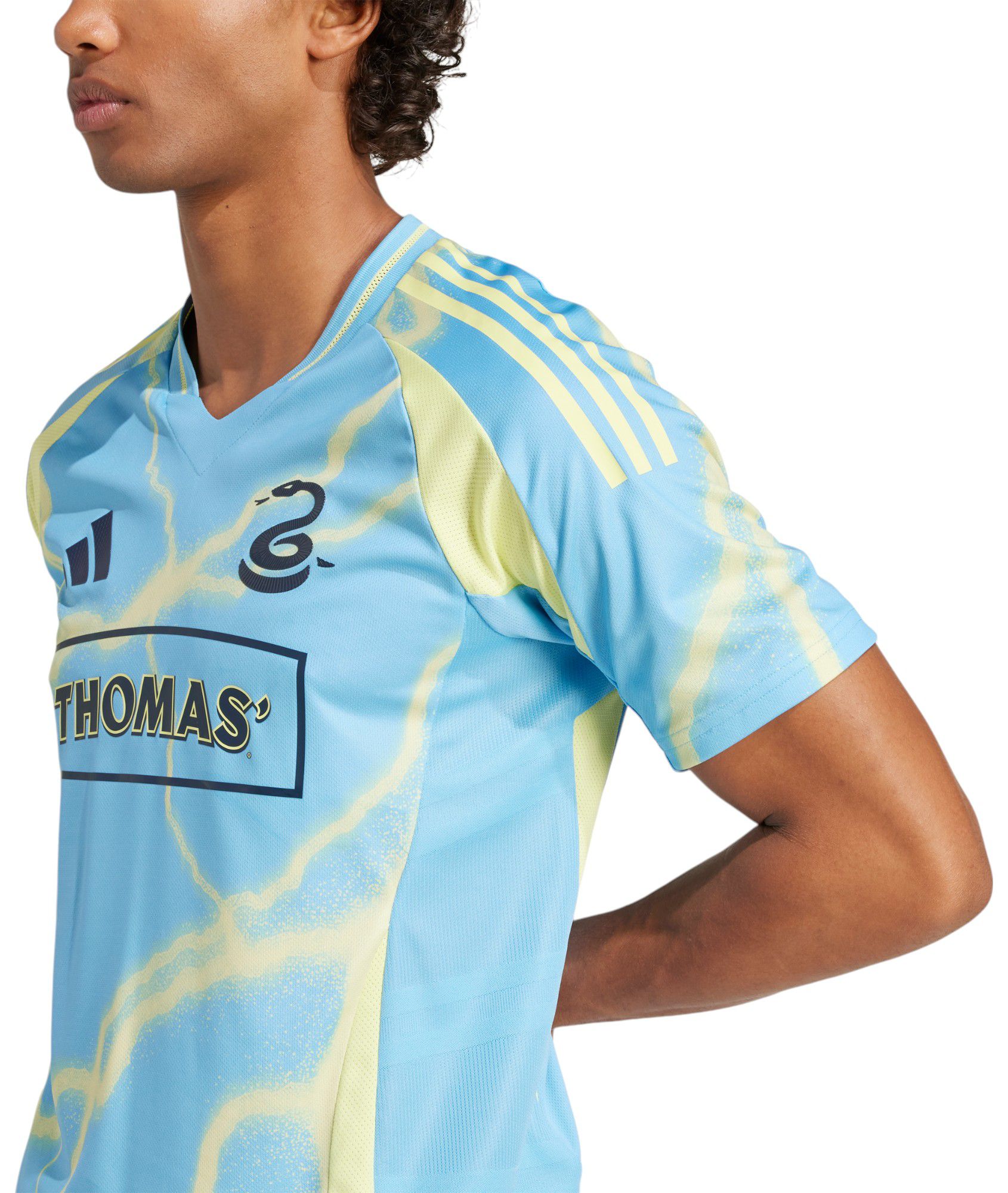 adidas Adult Philadelphia Union Authentic Secondary "The Voltage Kit" Jersey product image