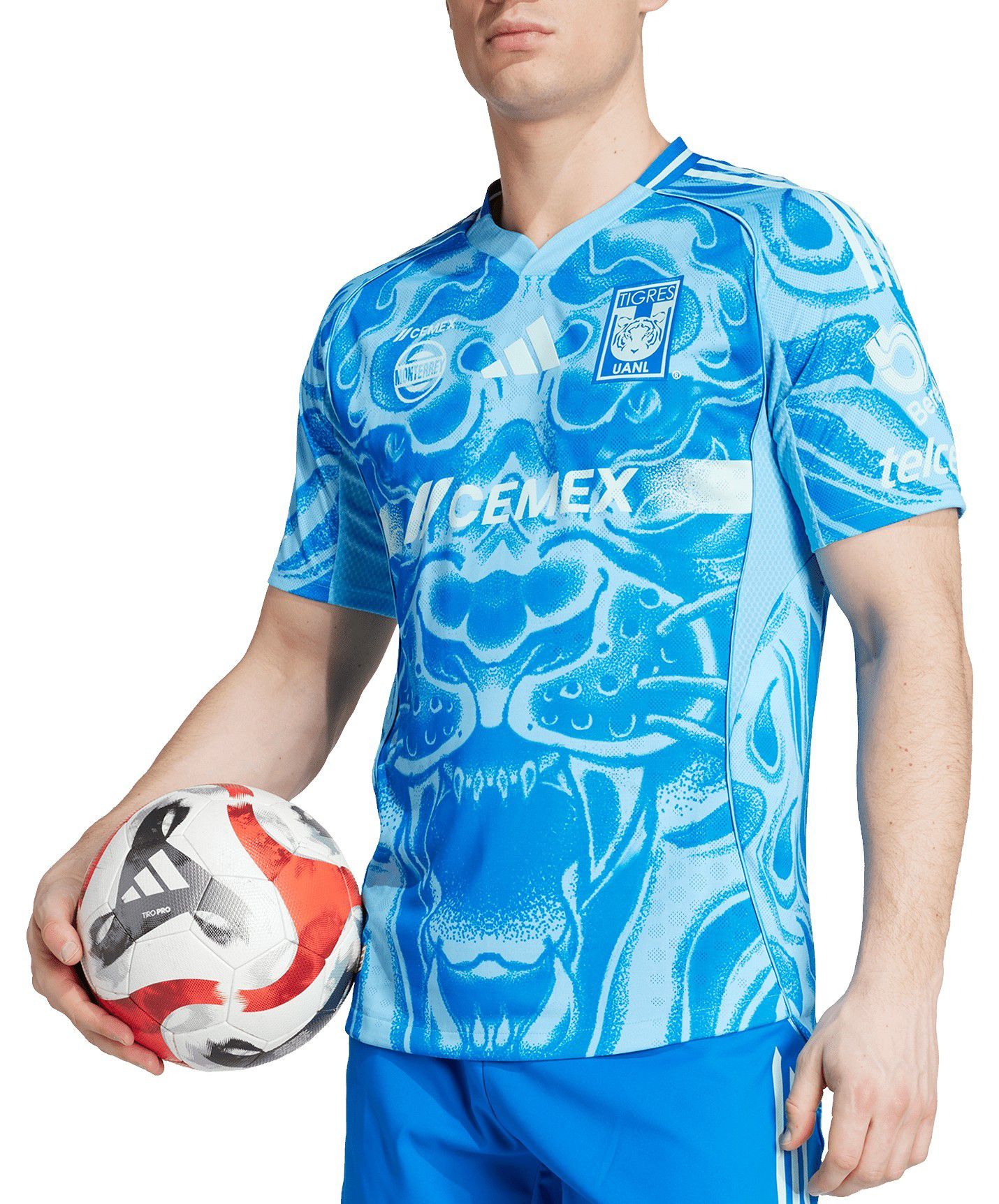 adidas Men's Tigres Blue Away Replica Jersey product image