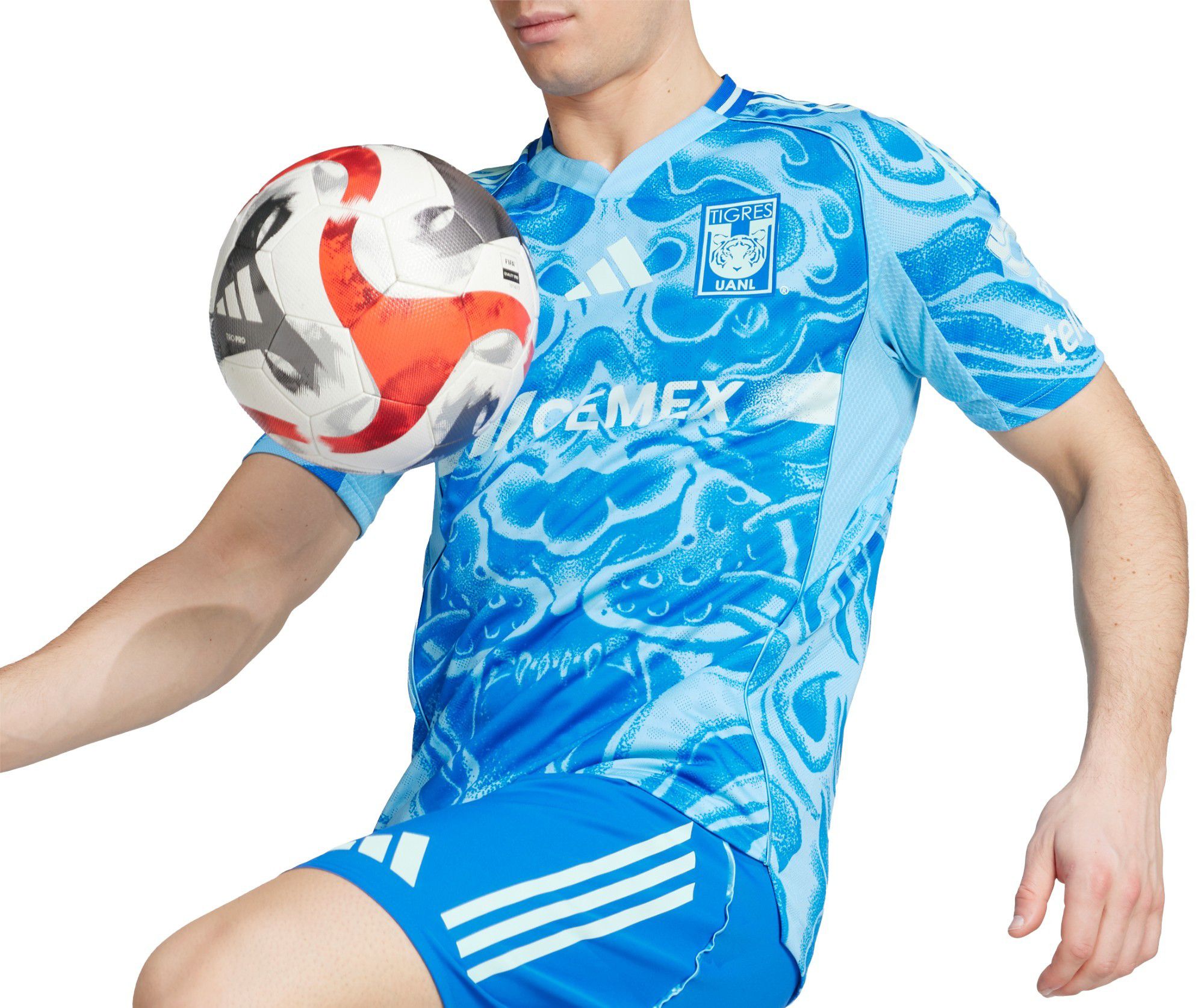 adidas Men's Tigres Blue Away Replica Jersey product image