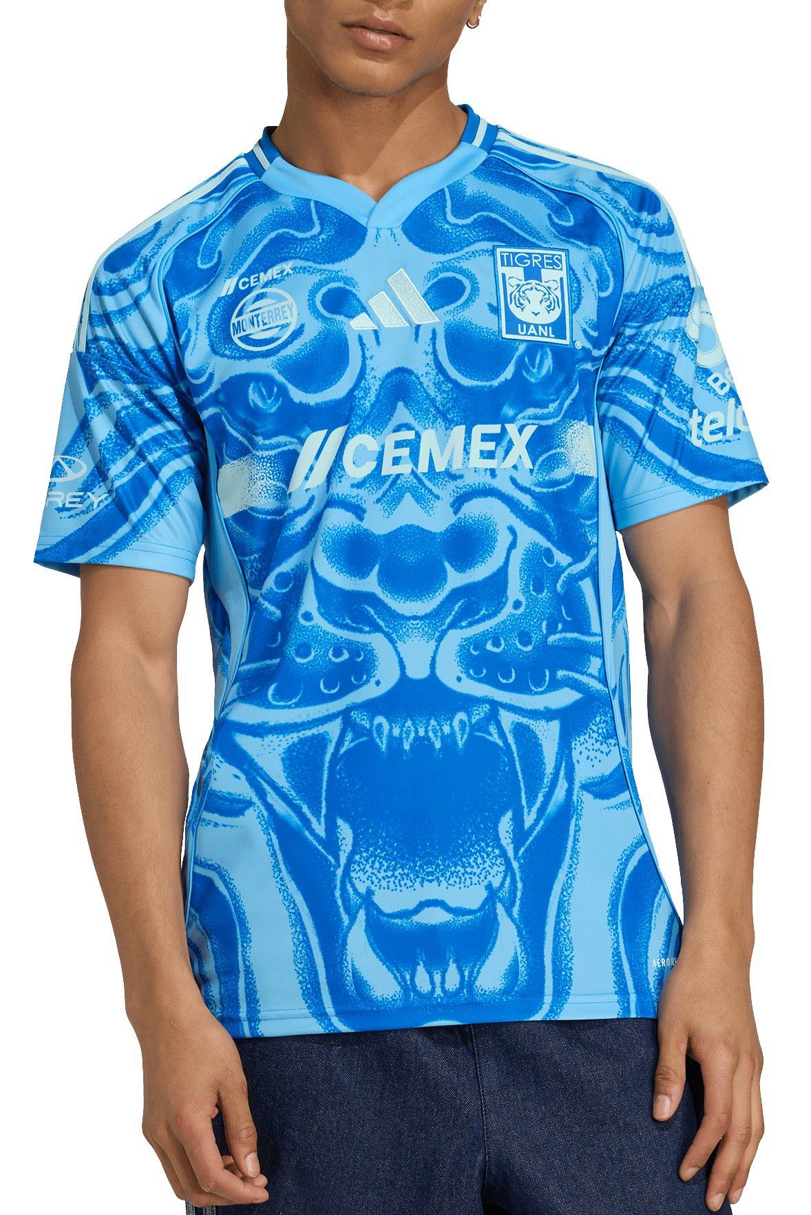 adidas Men's Tigres Blue Away Replica Jersey product image
