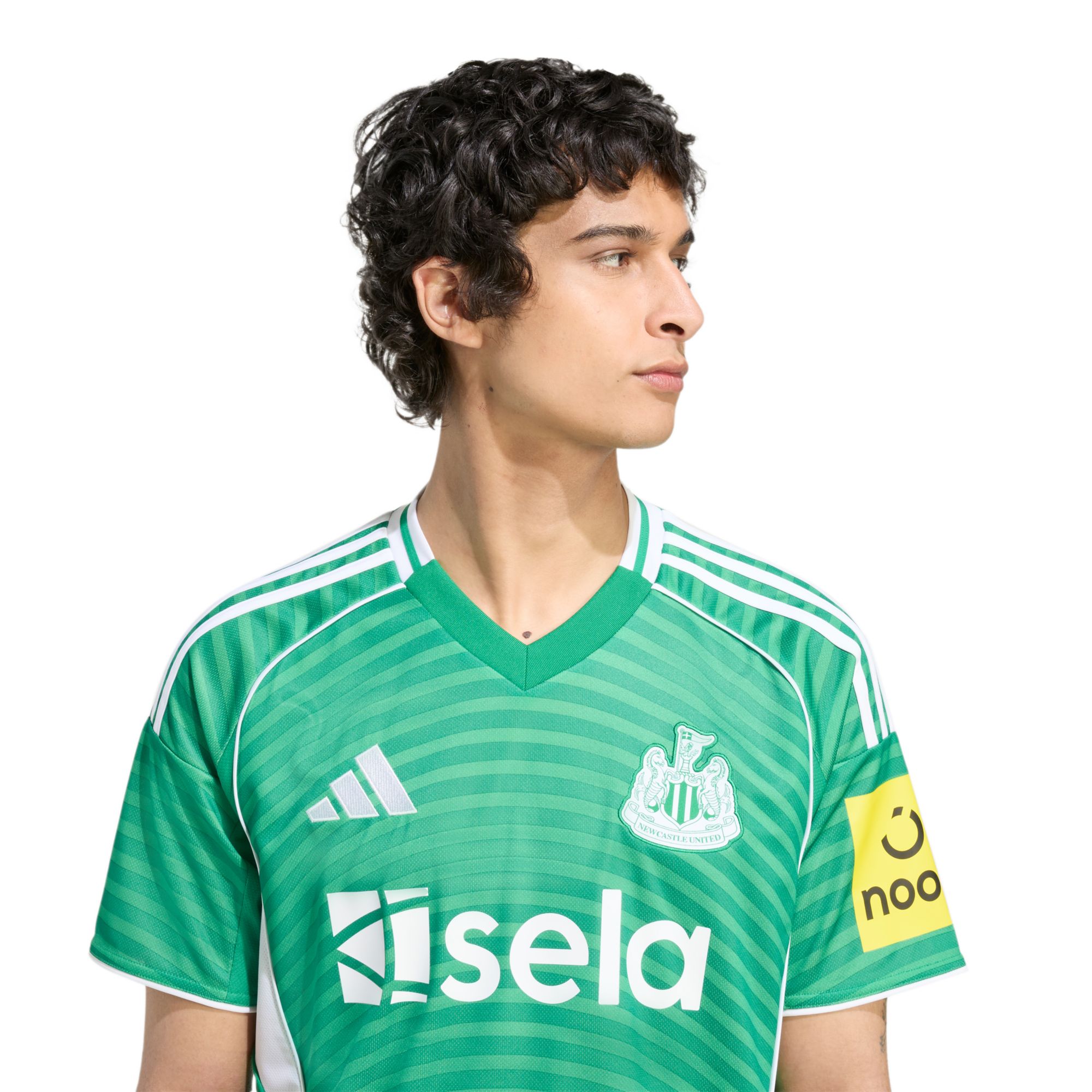adidas Men's Newcastle 2025-26 Green Away Replica Jersey product image